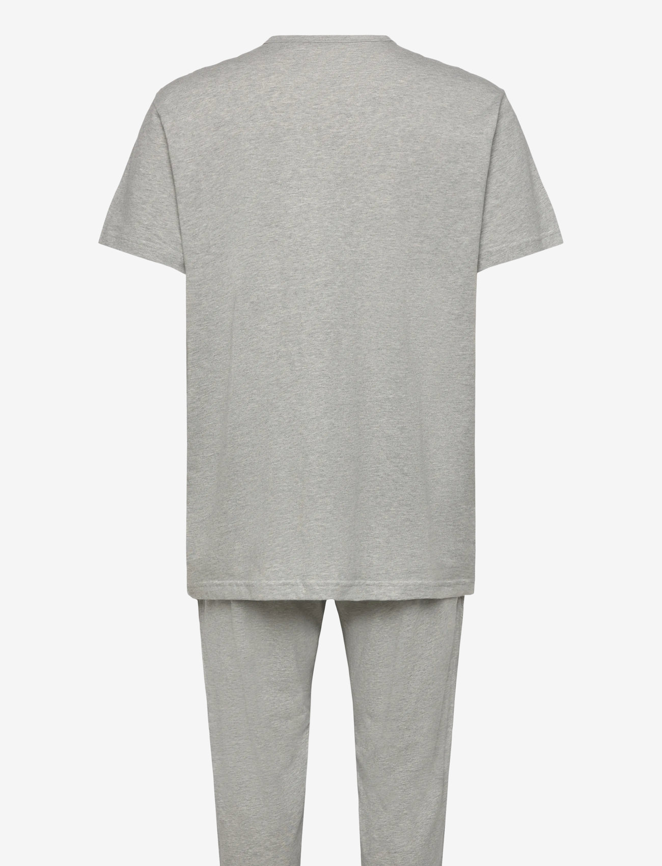 Calvin Klein - S/S JOGGER SET - white top, grey heather btm - 1
