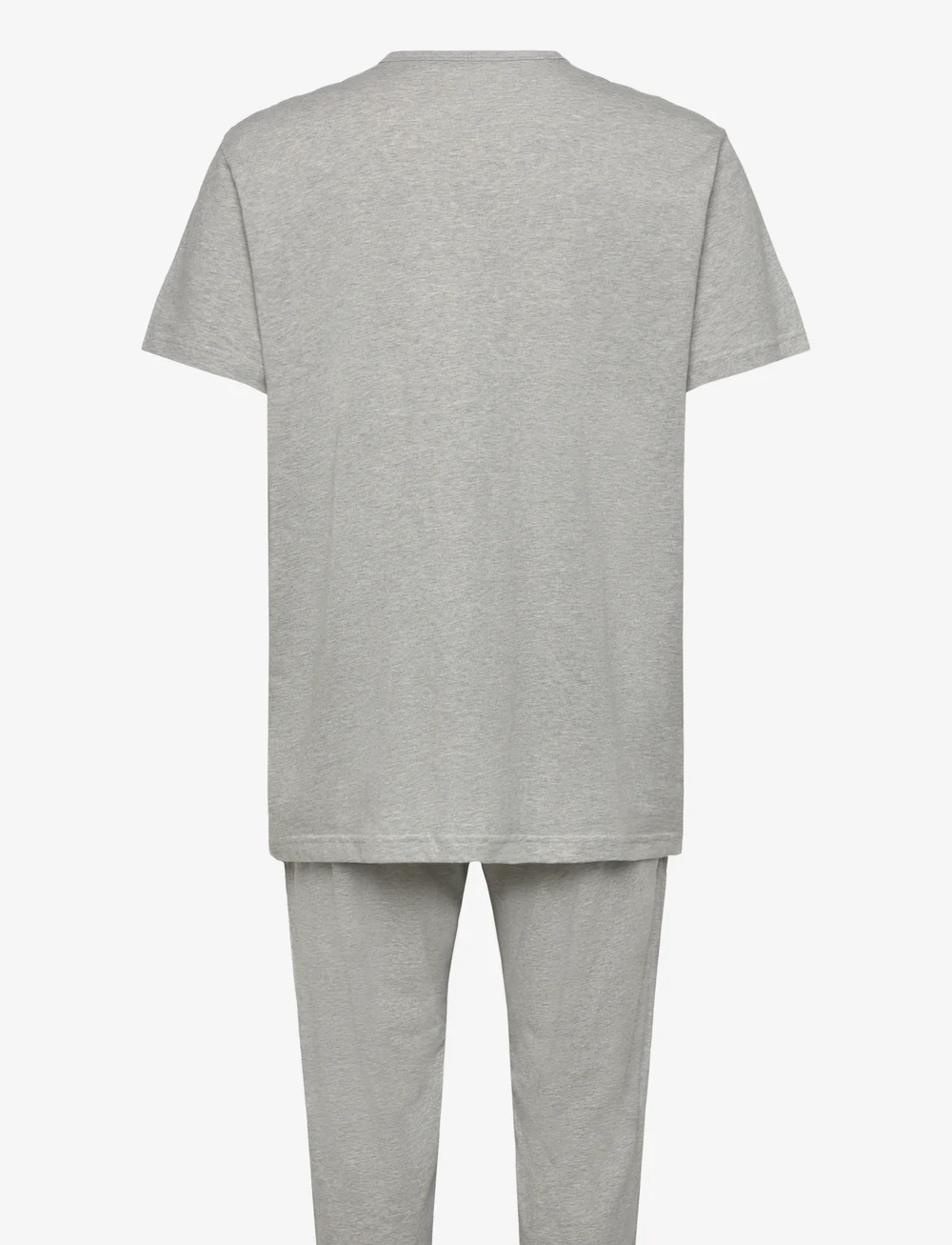 Calvin Klein - S/S JOGGER SET - pidžaamakomplekt - white top, grey heather btm - 1