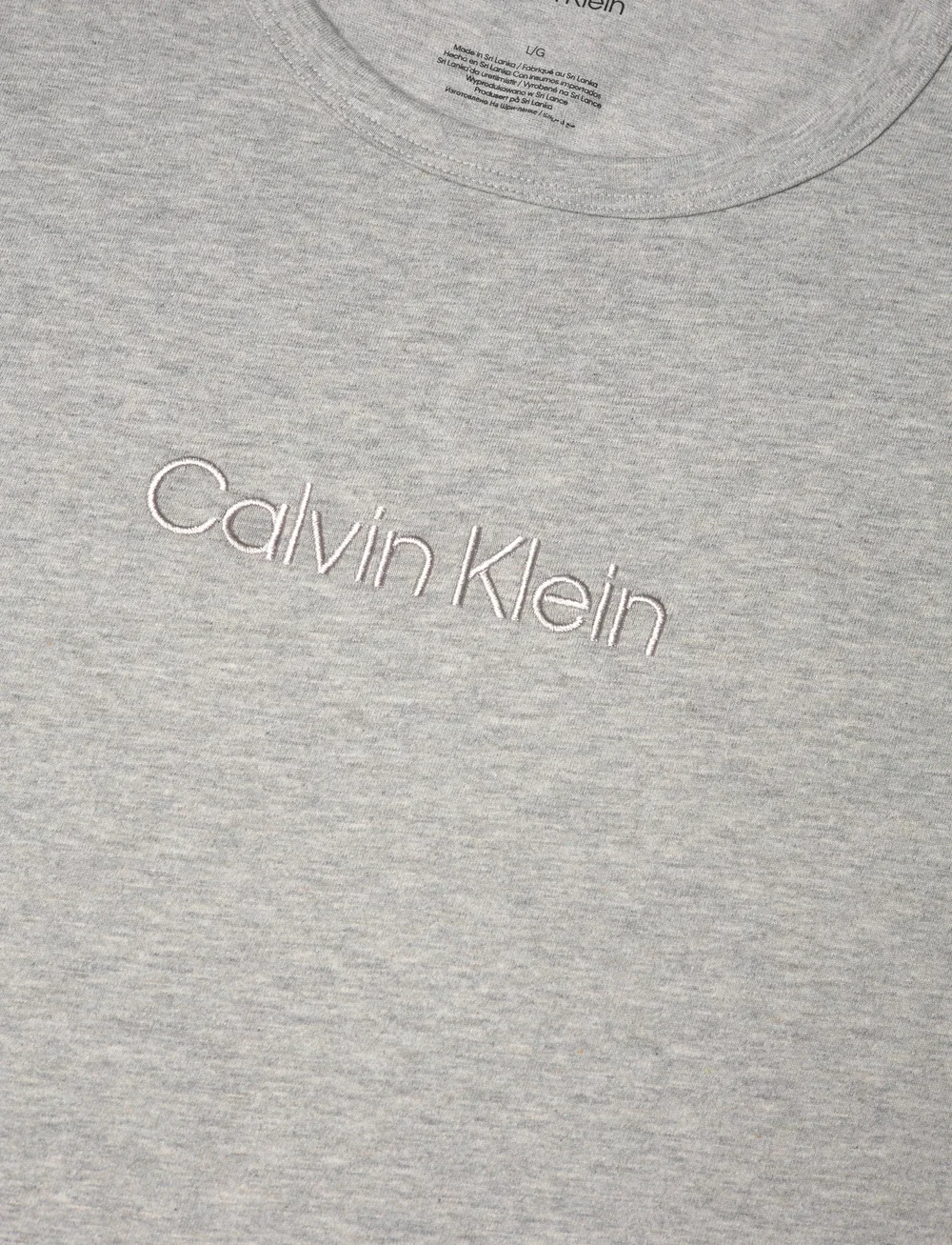 Calvin Klein - S/S JOGGER SET - pidžaamakomplekt - white top, grey heather btm - 4