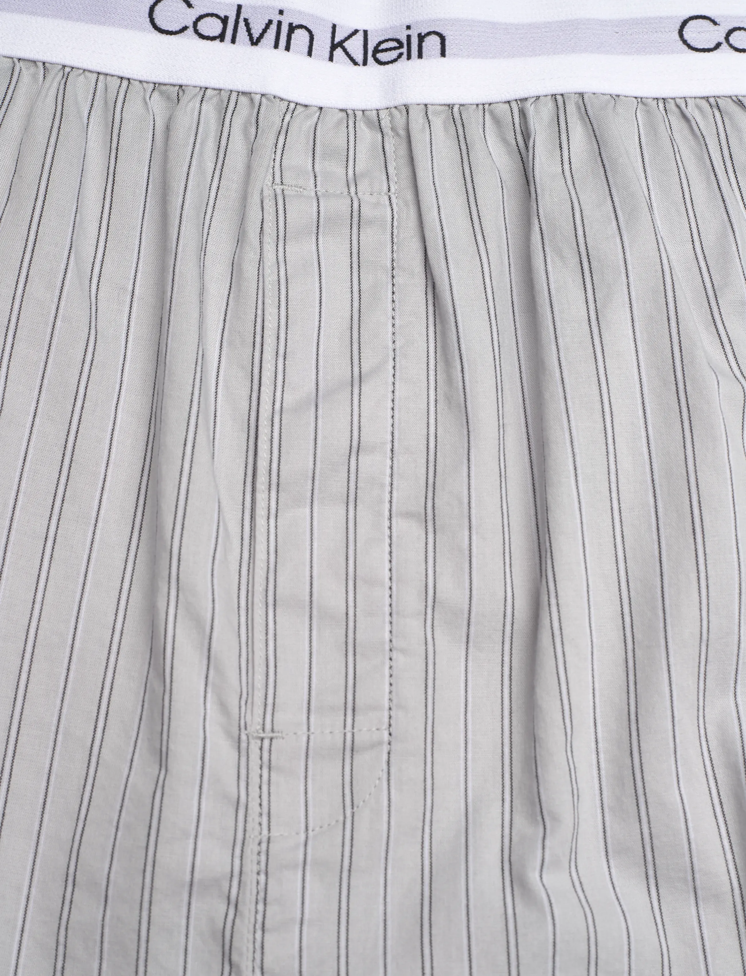 Calvin Klein - S/S CREW POPLIN BOXER SET - pidžaamakomplekt - harbor mist top w  trail stripe_har - 5