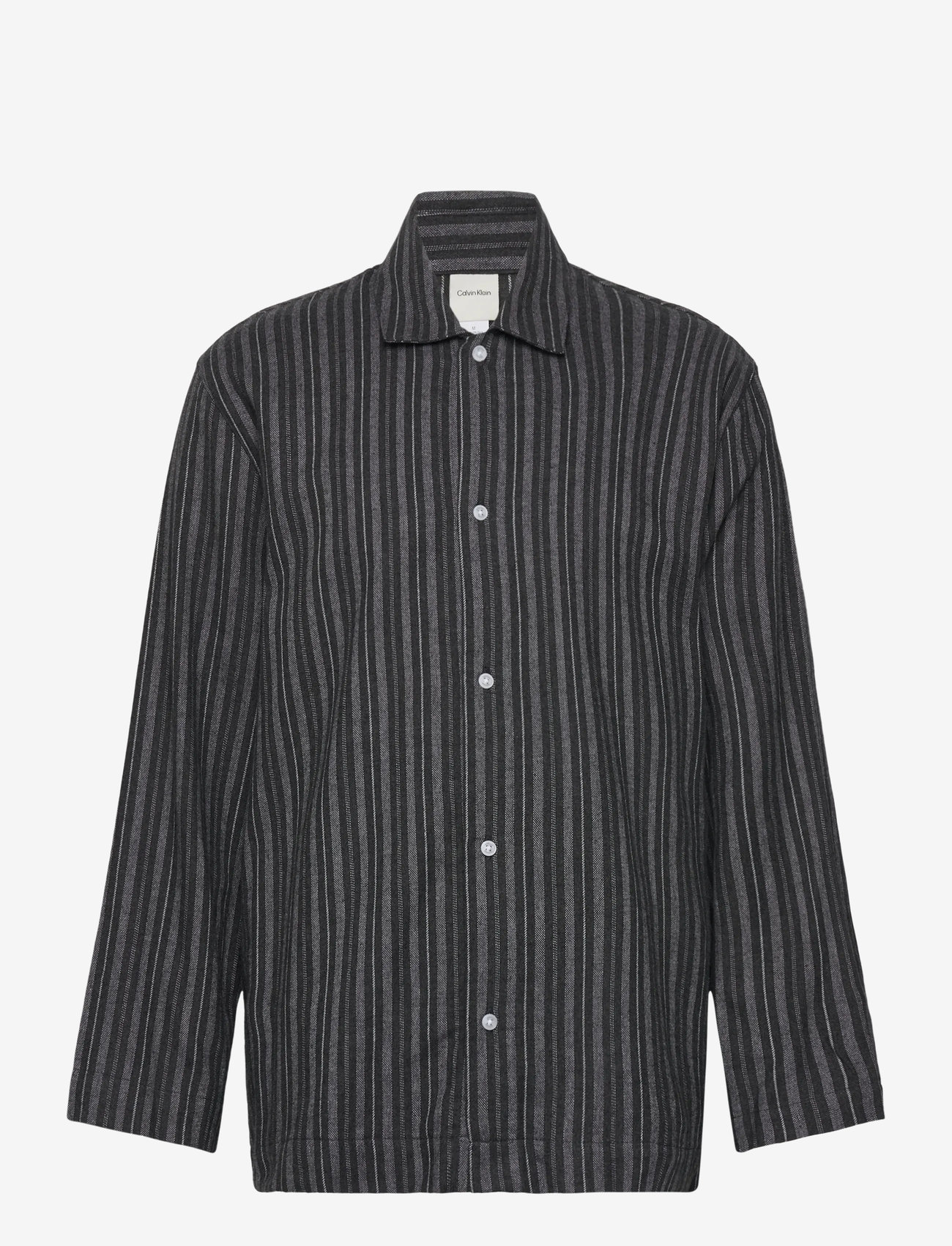 Calvin Klein - L/S BUTTON DOWN - pidžaamapluusid - 19518 racetrack stripe+smoked pearl - 1