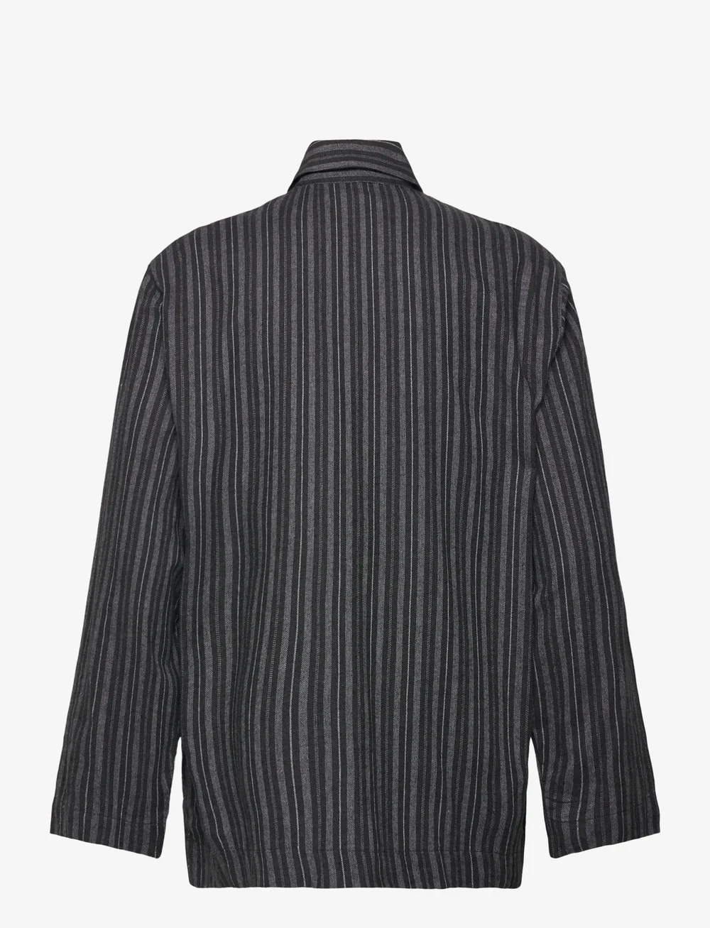 Calvin Klein - L/S BUTTON DOWN - nattrøjer - 19518 racetrack stripe+smoked pearl - 2