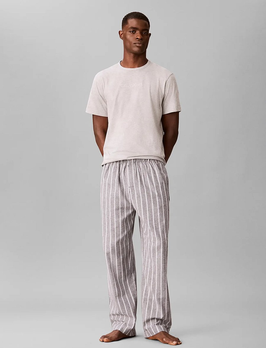 Calvin Klein - SLEEP PANT - pyjamahosen - 21801 neue stripe+black - 0