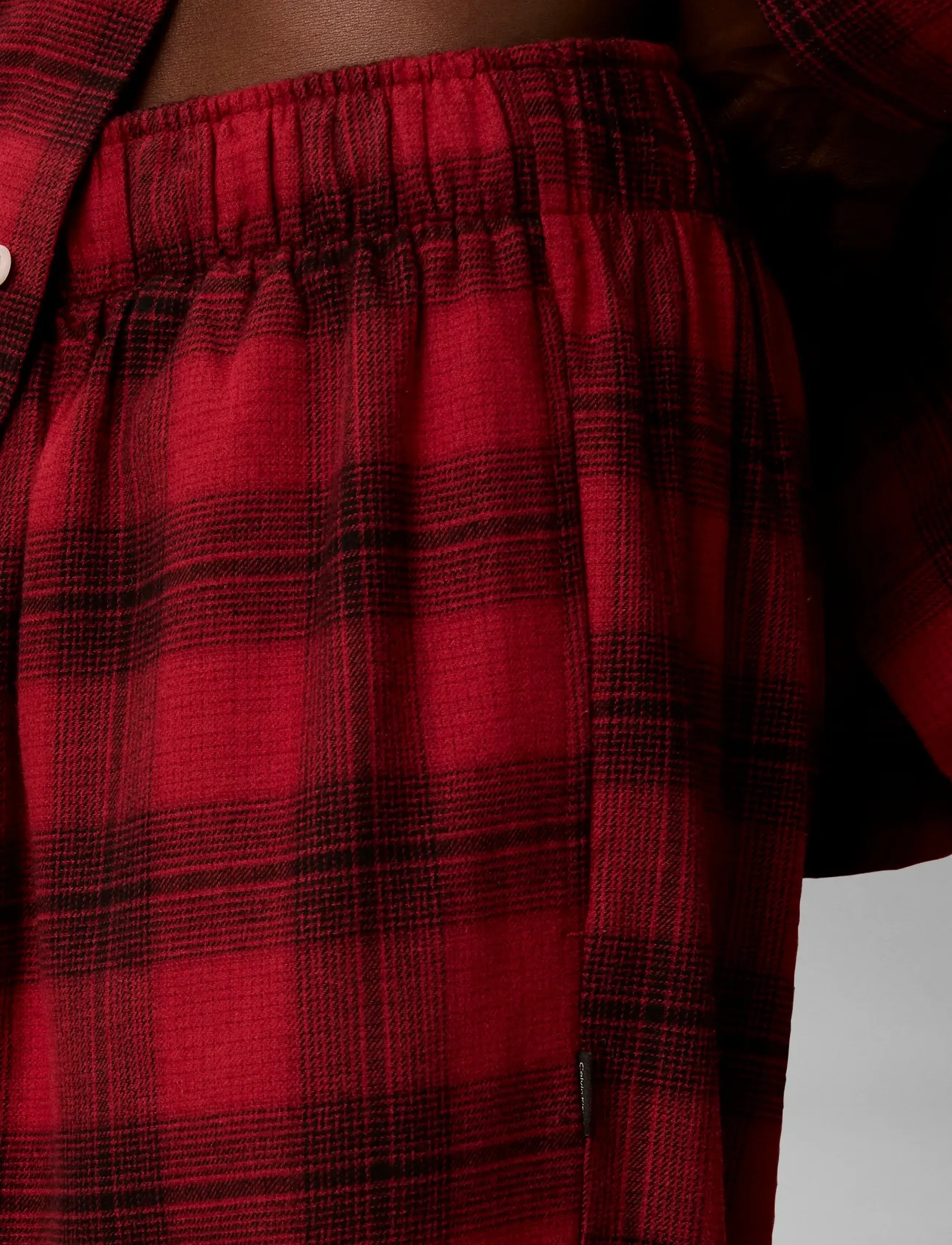 Calvin Klein - SLEEP PANT - 21634 domino plaid rio red - 4