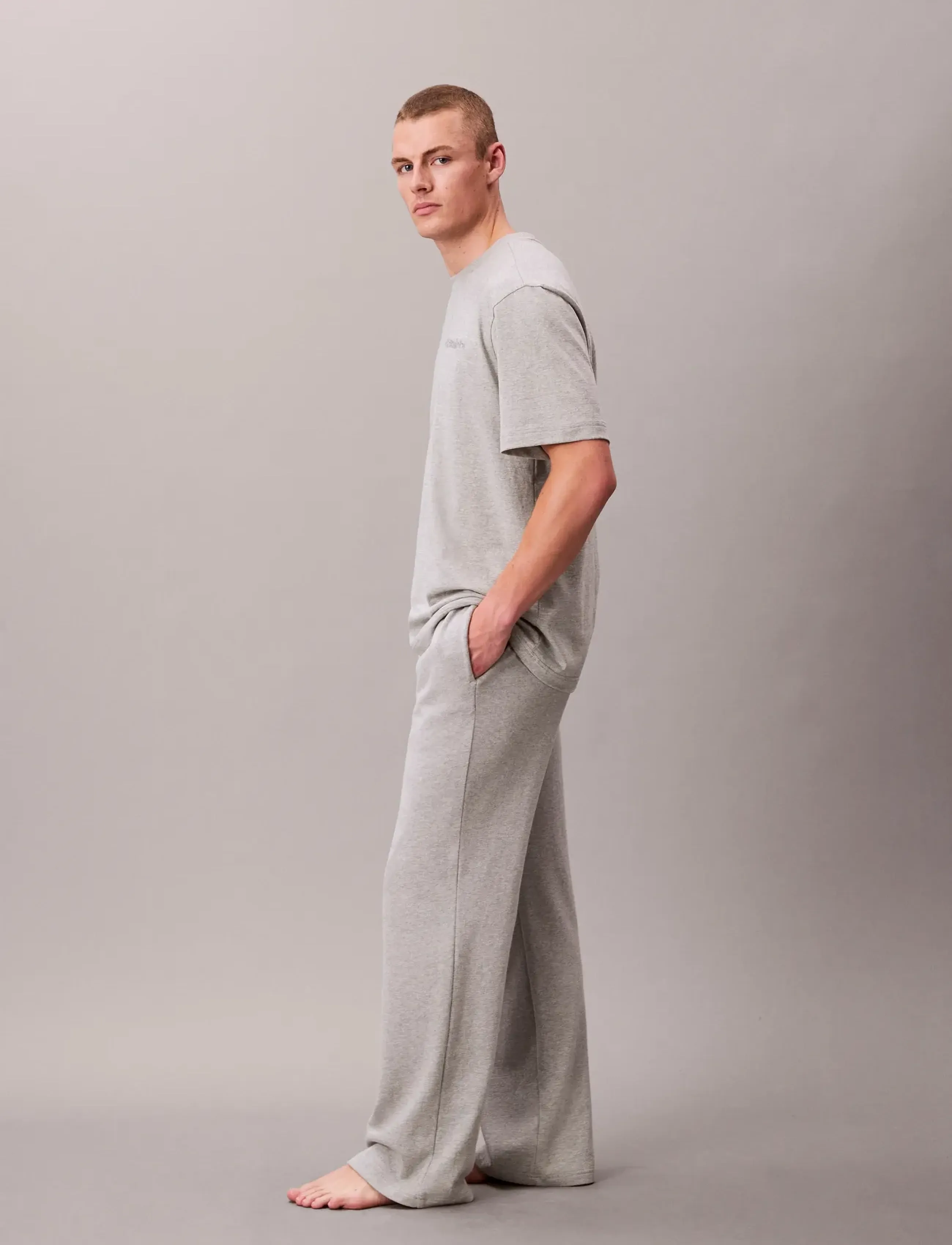 Calvin Klein - SLEEP PANT - pyjama bottoms - b10 grey heather - 2