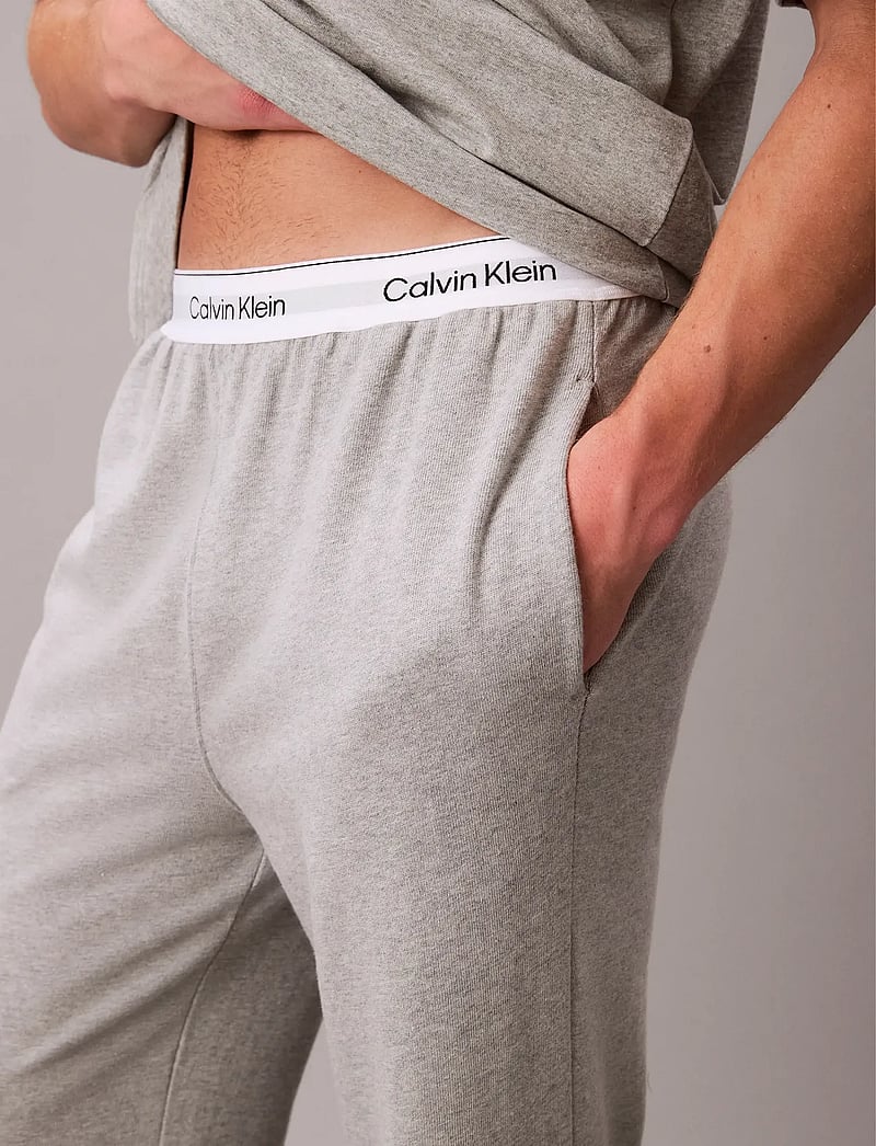 Calvin Klein - SLEEP PANT - pyjamahose - b10 grey heather - 4