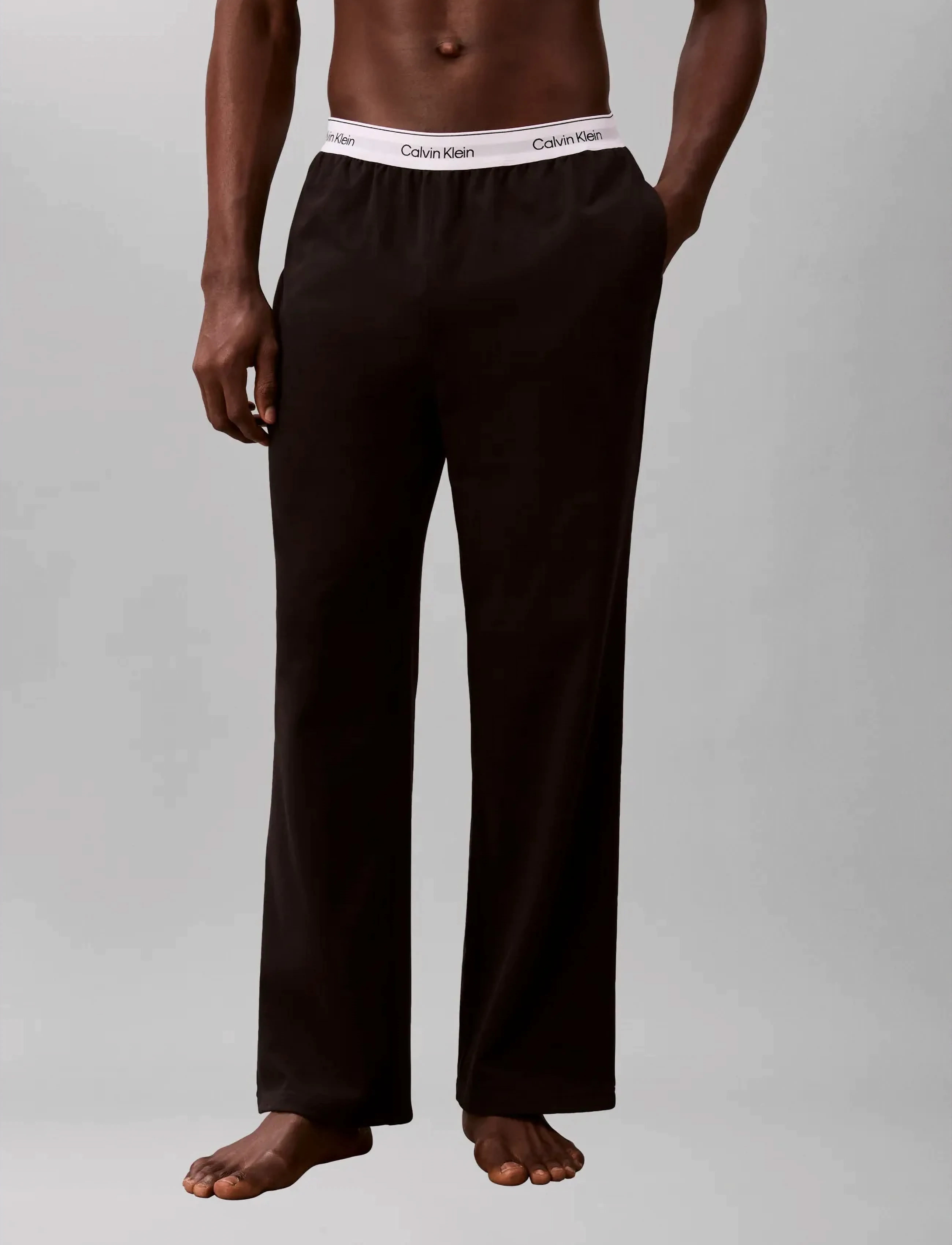 Calvin Klein SLEEP PANT - Underwear - BLACK / black