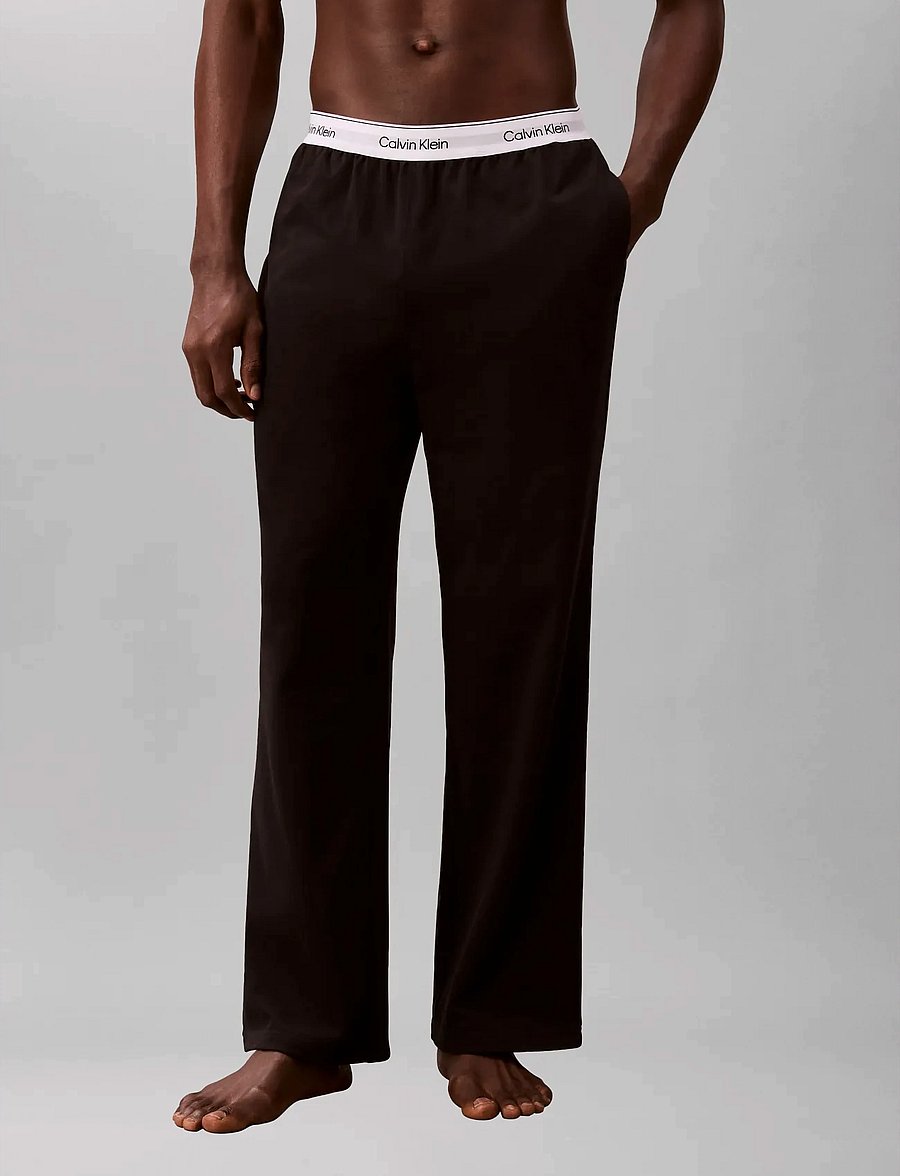 Calvin Klein - SLEEP PANT - pyjamasbyxor - black - 0
