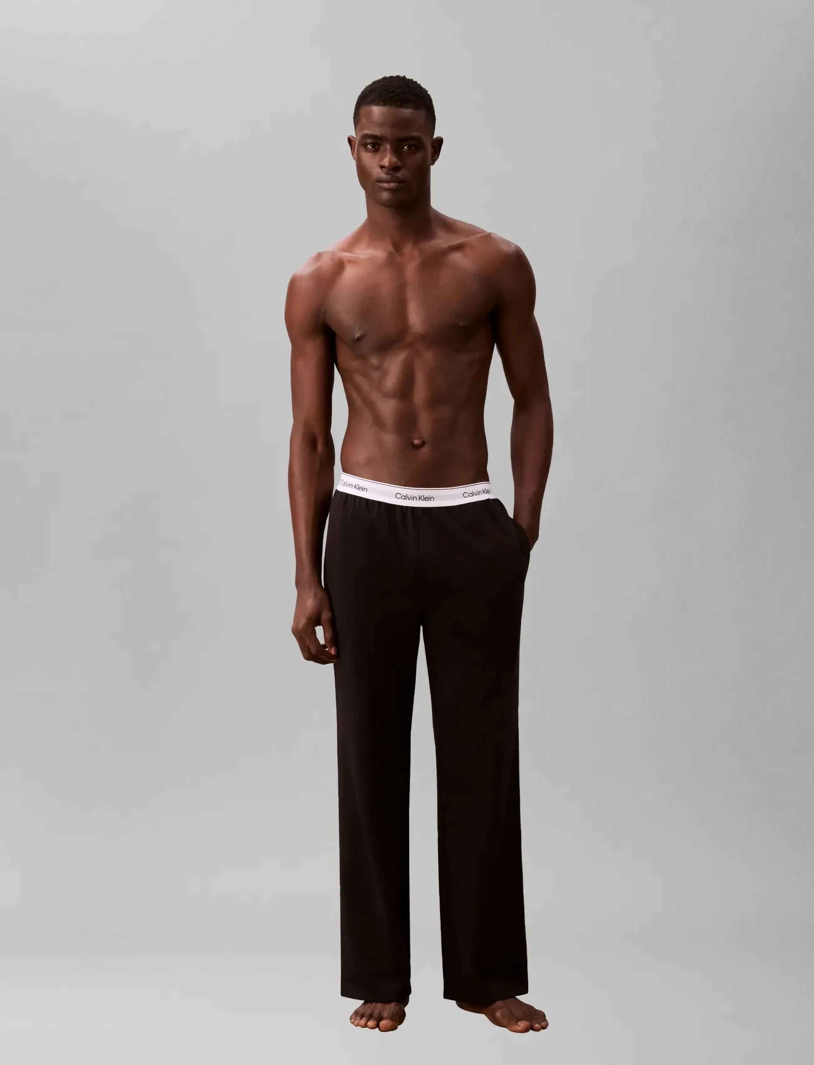 Calvin Klein - SLEEP PANT - pyjama bottoms - black - 2