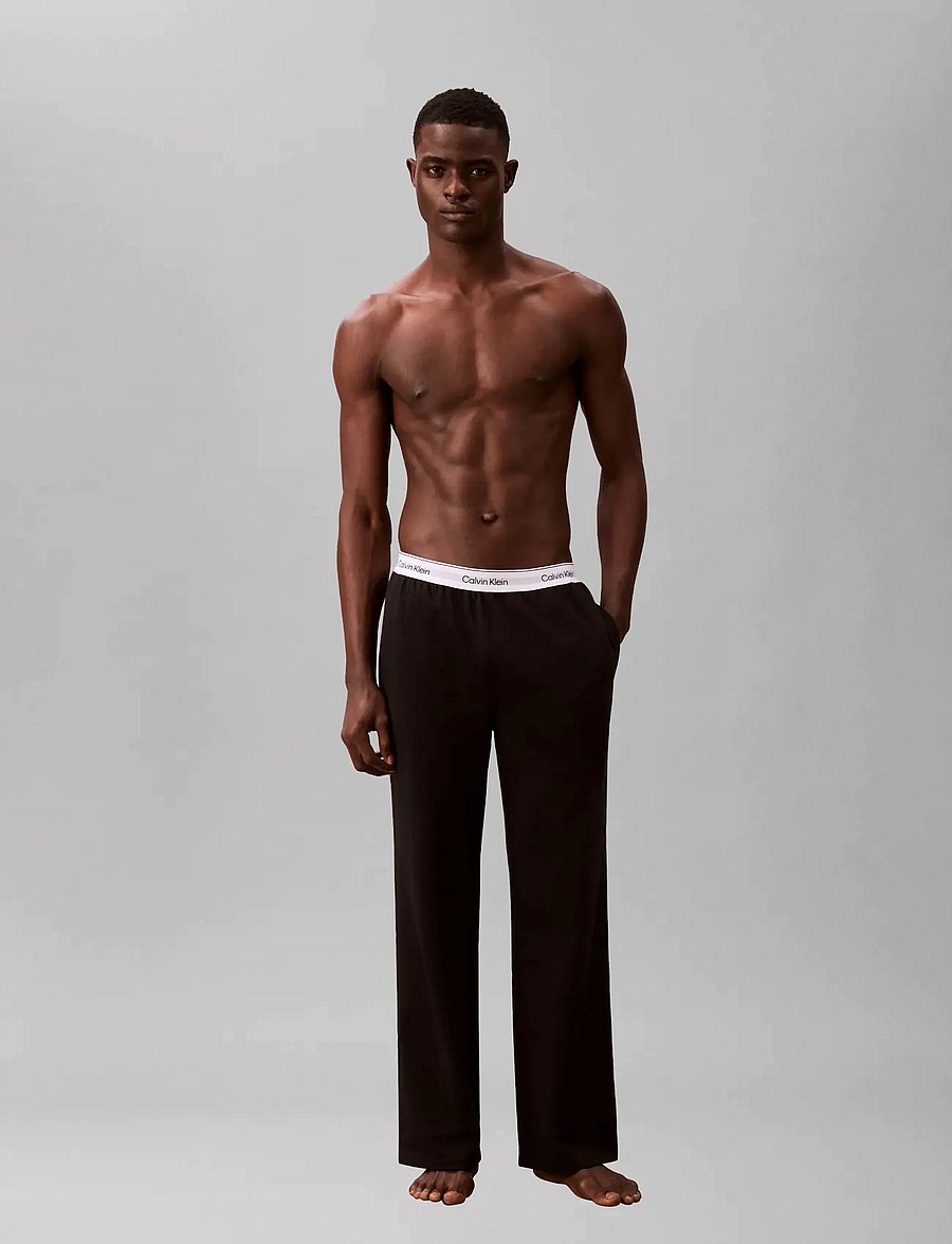 Calvin Klein - SLEEP PANT - pyjamasbyxor - black - 2