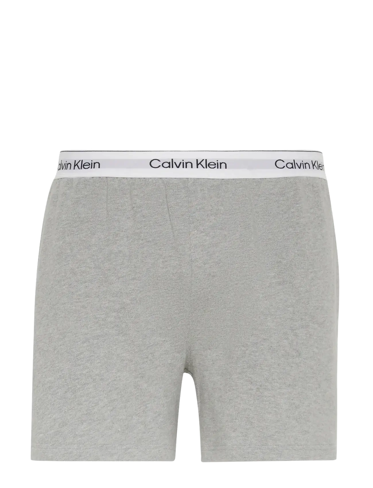 Calvin Klein SLEEP SHORT - Natbukser - B10 GREY HEATHER / grey