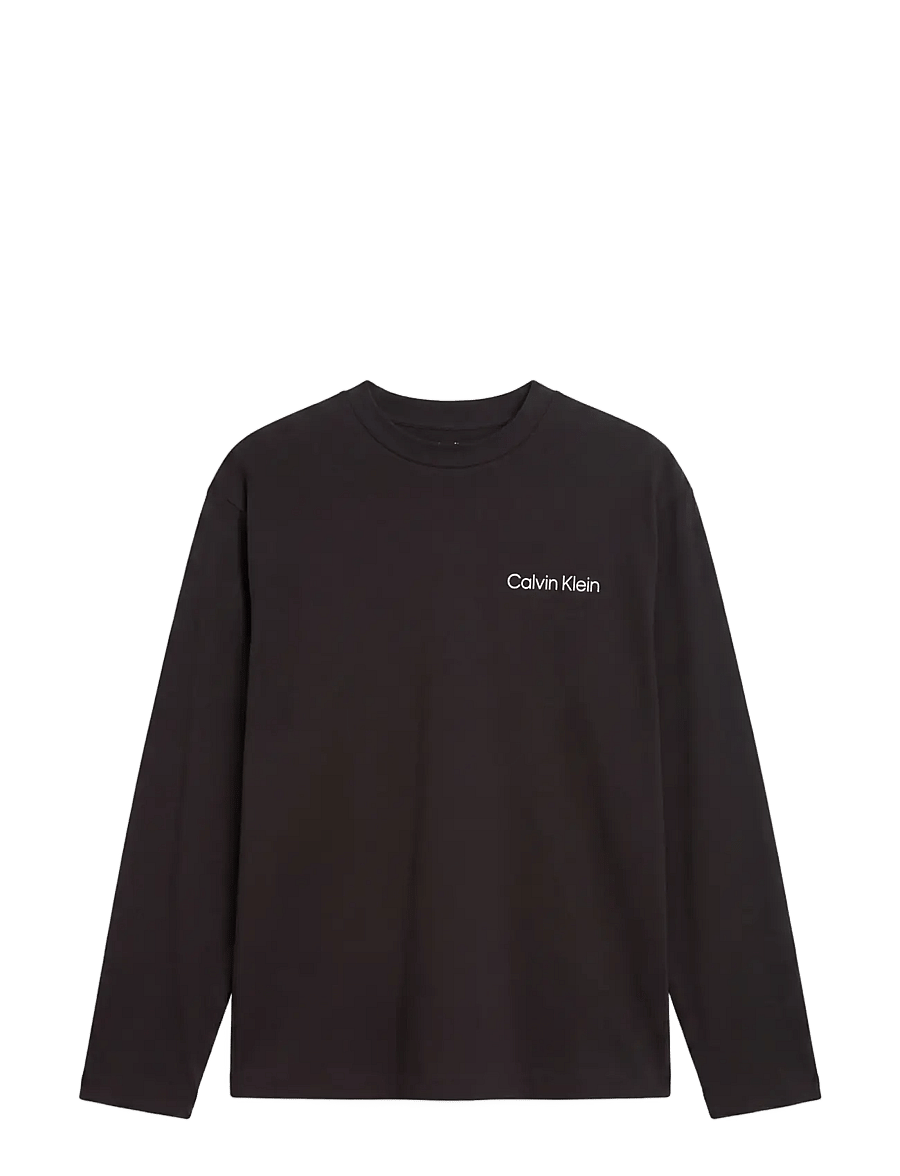 Calvin Klein - L/S CREW NECK - nattrøjer - black - 1