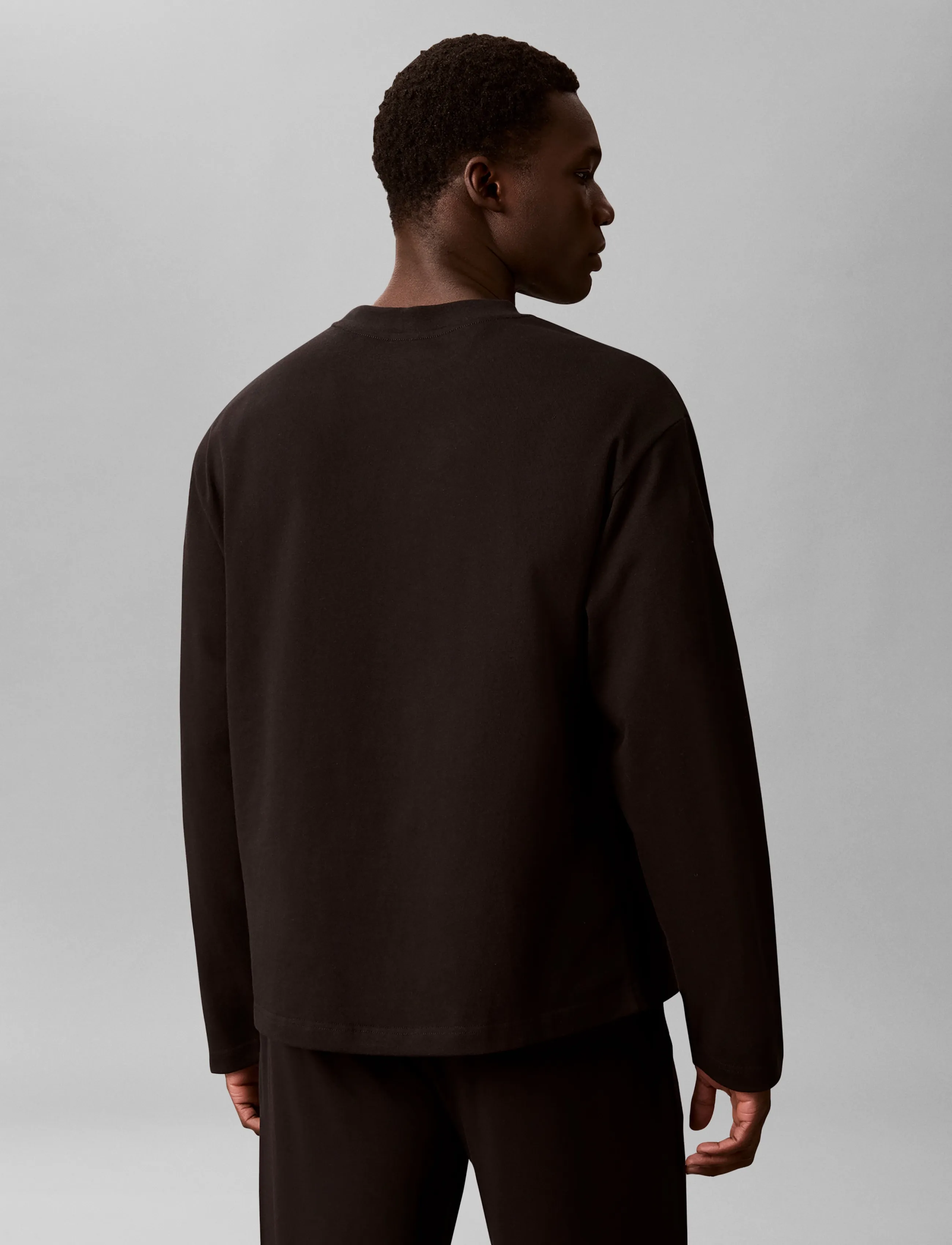 Calvin Klein - L/S CREW NECK - black - 2