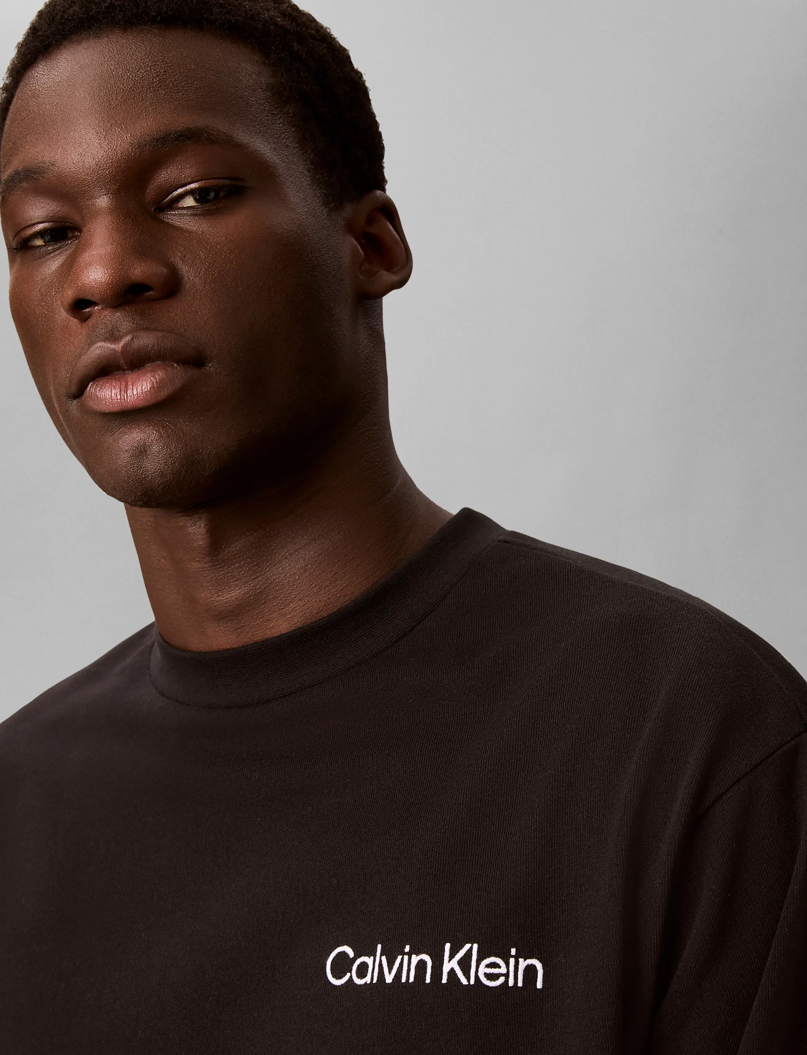 Calvin Klein - L/S CREW NECK - black - 4