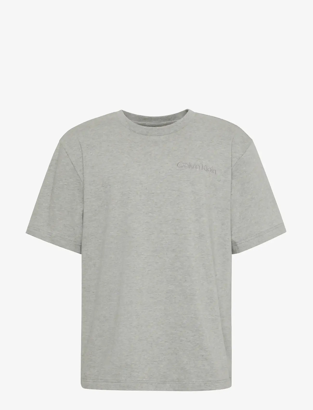 Calvin Klein - S/S CREW NECK - kurzärmelig - grey heather b10 - 1