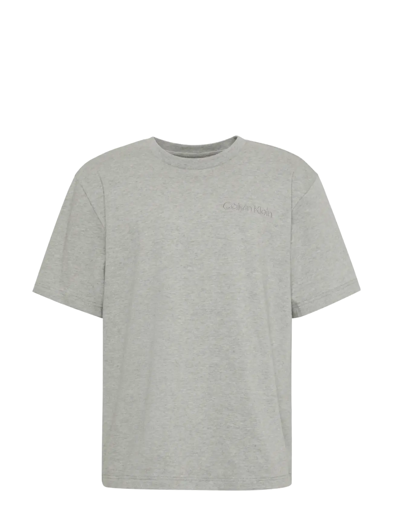 Calvin Klein S/S CREW NECK - Calvin Klein Underwear - GREY HEATHER B10 / grey