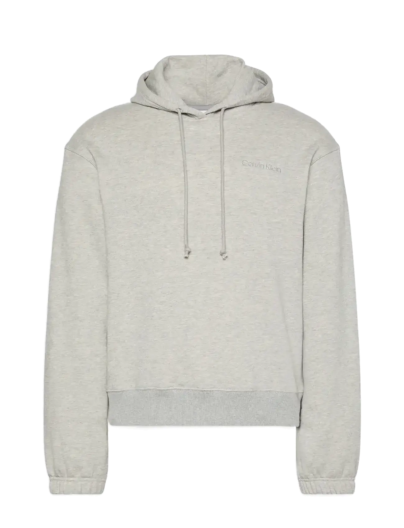 Calvin Klein L/S HOODIE - Sweatshirts - B10 GREY HEATHER / grey