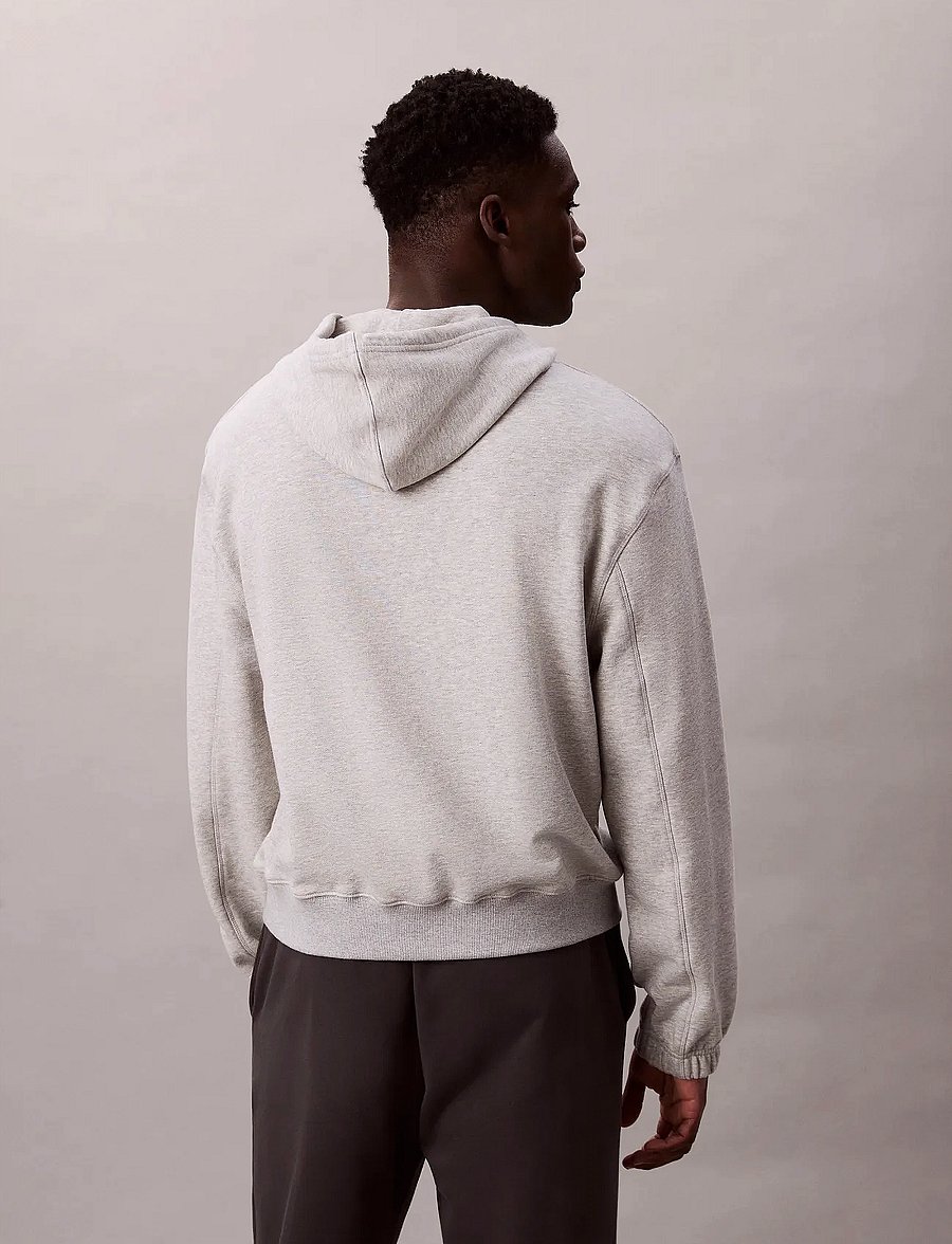 Calvin Klein - L/S HOODIE - kapuzenpullover - b10 grey heather - 5