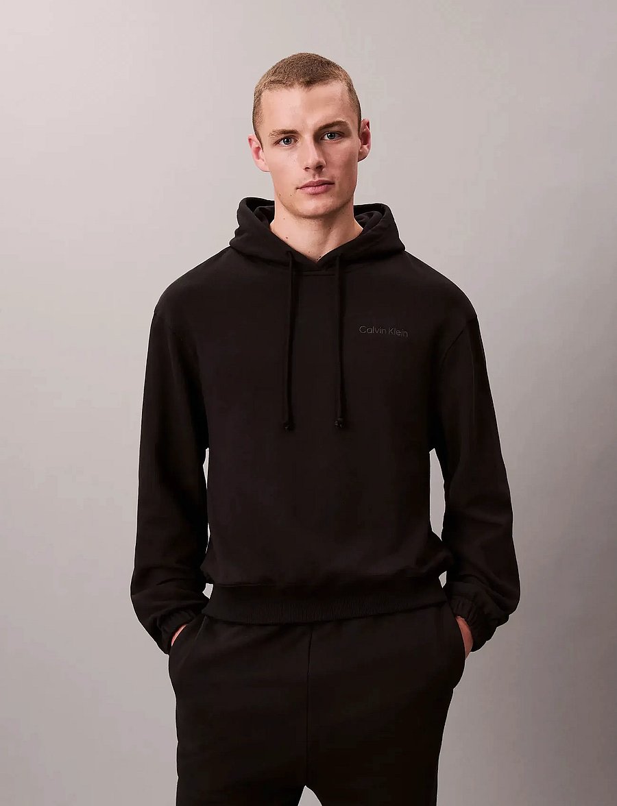 Calvin Klein - L/S HOODIE - hættetrøjer - black - 0