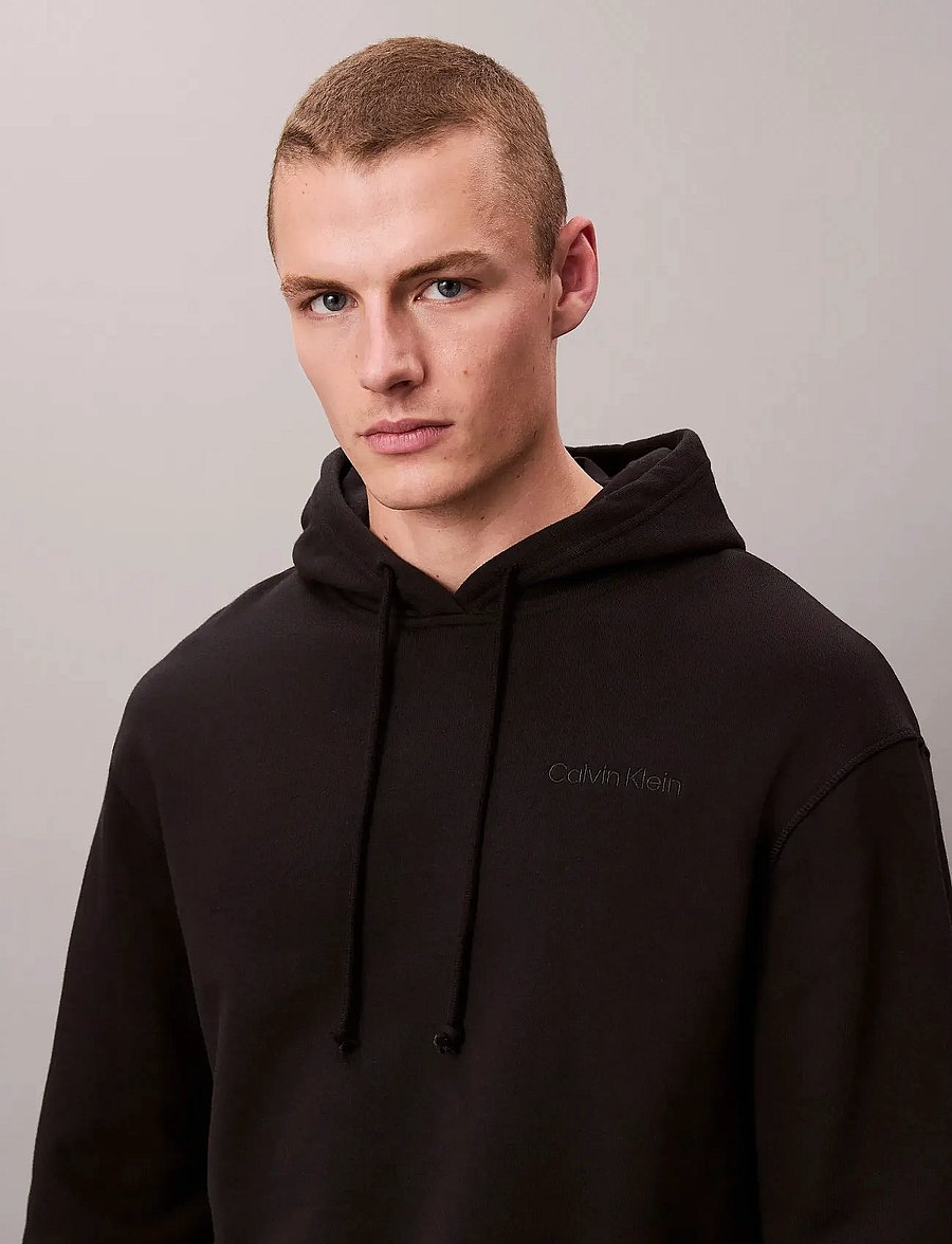 Calvin Klein - L/S HOODIE - hættetrøjer - black - 2