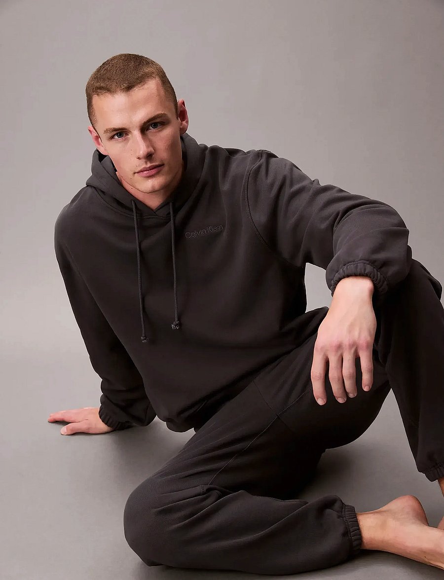 Calvin Klein - L/S HOODIE - kapuzenpullover - forged iron - 4