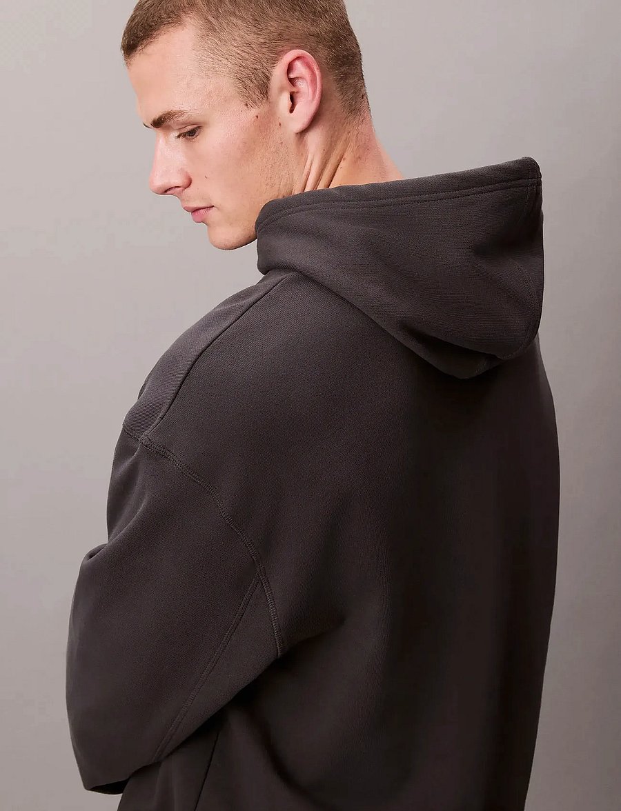 Calvin Klein - L/S HOODIE - kapuzenpullover - forged iron - 5