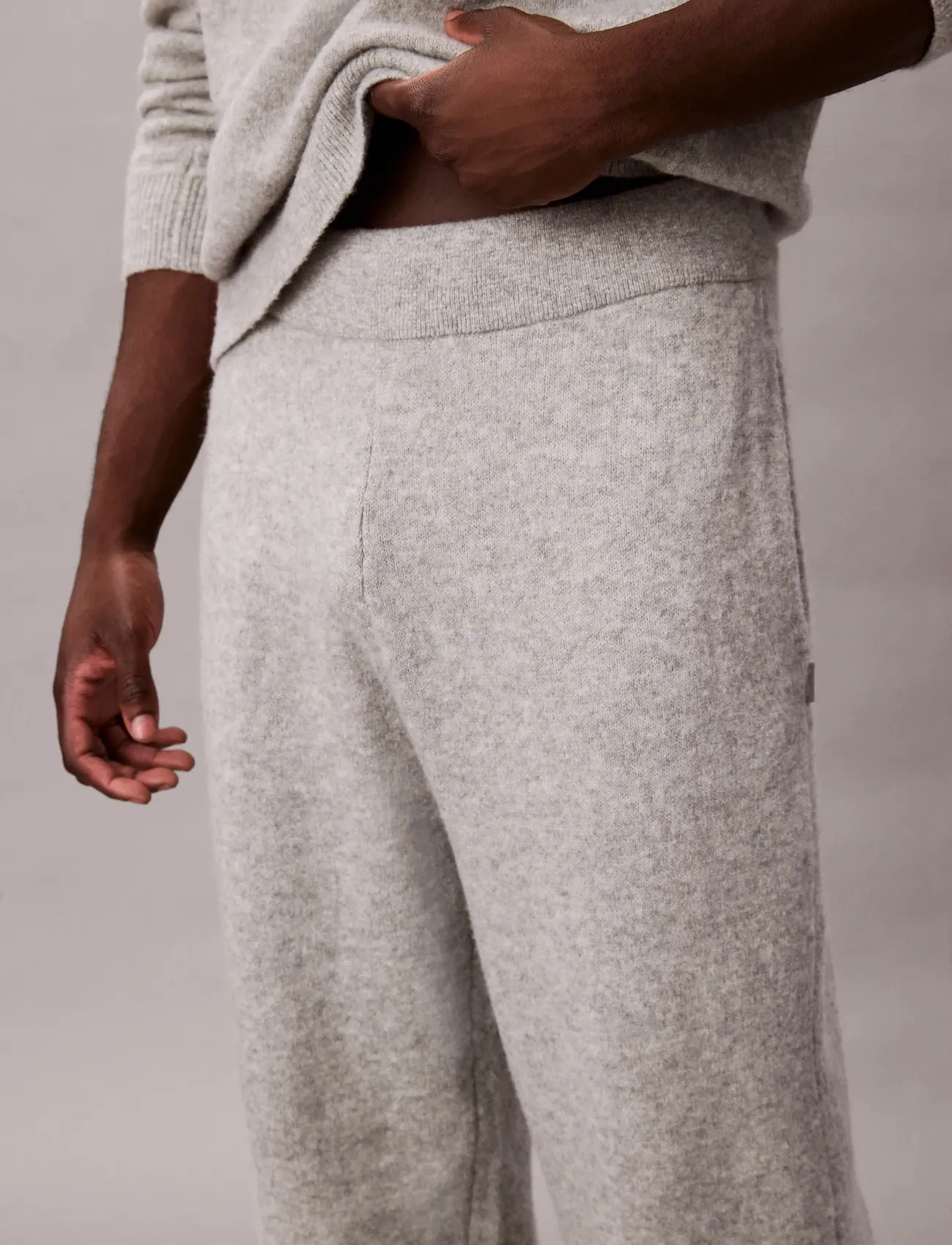 Calvin Klein - SWEATER JOGGER - b10 grey heather - 4