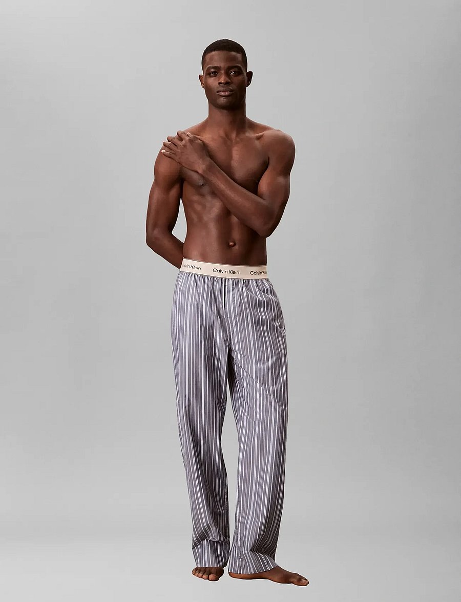 Calvin Klein - SLEEP PANT - pyjamasbyxor - majorca stripe speakeasy - 0