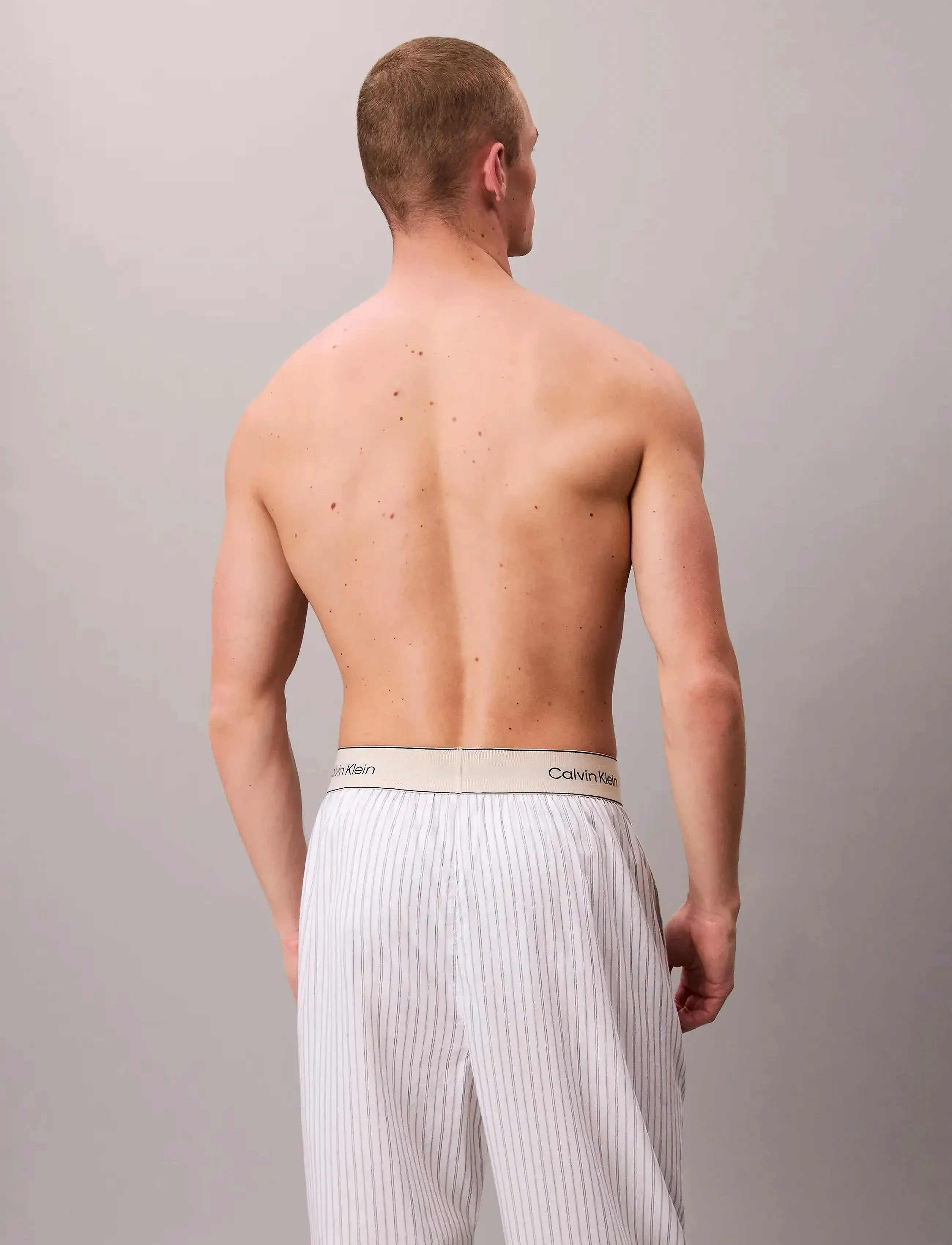 Calvin Klein - SLEEP PANT - pyjamahosen - 19471 trail stripe+classic white - 5
