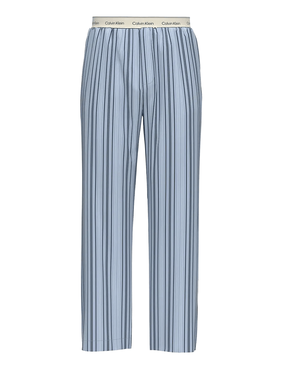 Calvin Klein - SLEEP PANT - spodnie od piżamy - majorca stripe breezy blue - 1