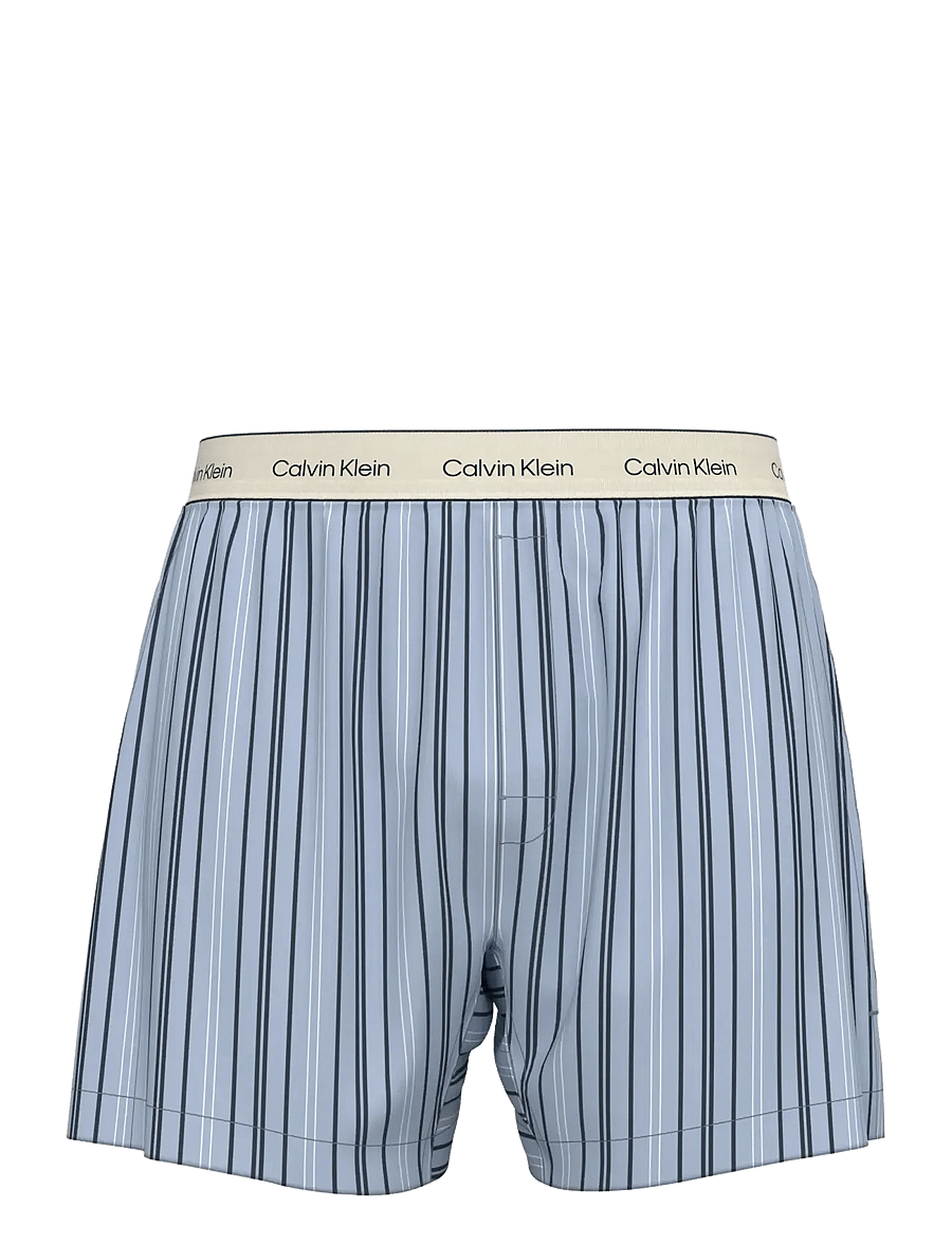 Calvin Klein - BOXER TRAD - boxershorts - majorca stripe breezy blue - 1