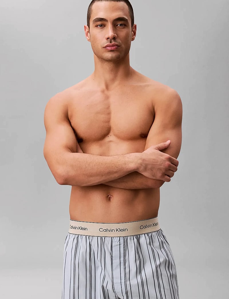 Calvin Klein - BOXER TRAD - lühikesed bokserid - majorca stripe breezy blue - 3