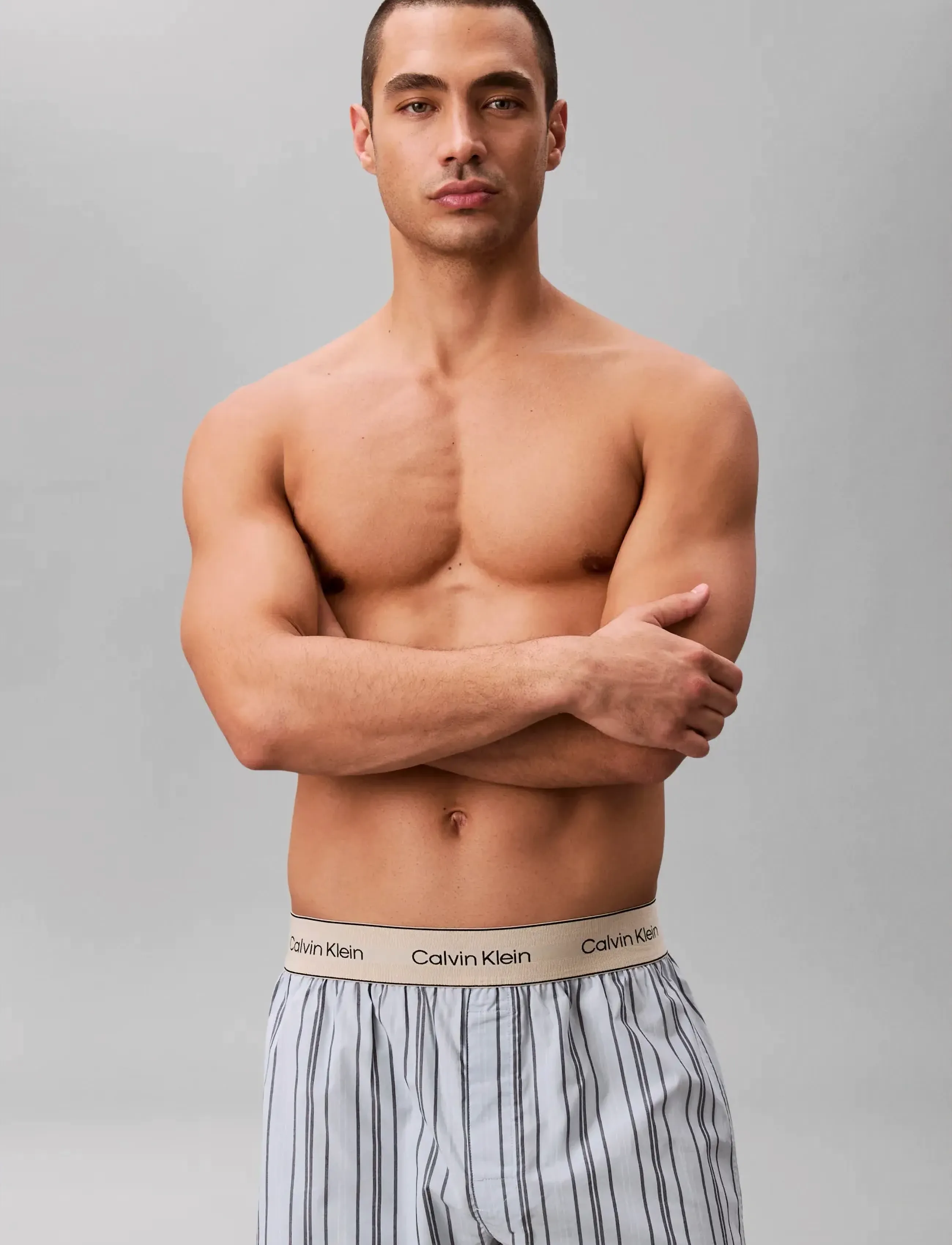 Calvin Klein - BOXER TRAD - boxershorts - majorca stripe breezy blue - 3