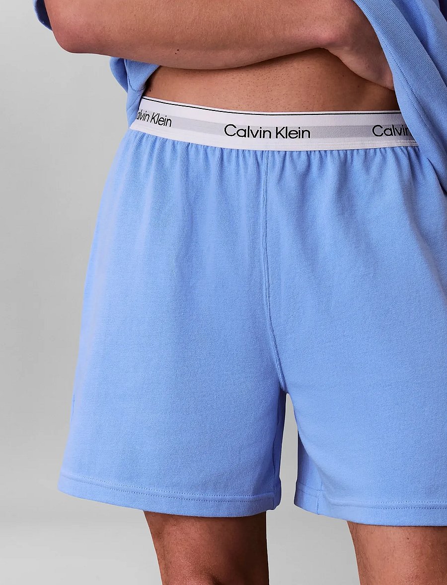 Calvin Klein - SS TEE SHORT SET - pidžaamakomplektid - blue descent - 4