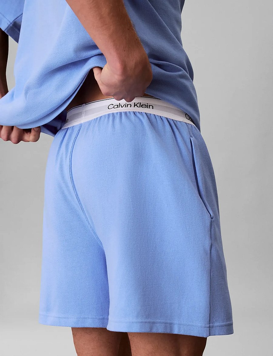 Calvin Klein - SS TEE SHORT SET - pidžaamakomplektid - blue descent - 5