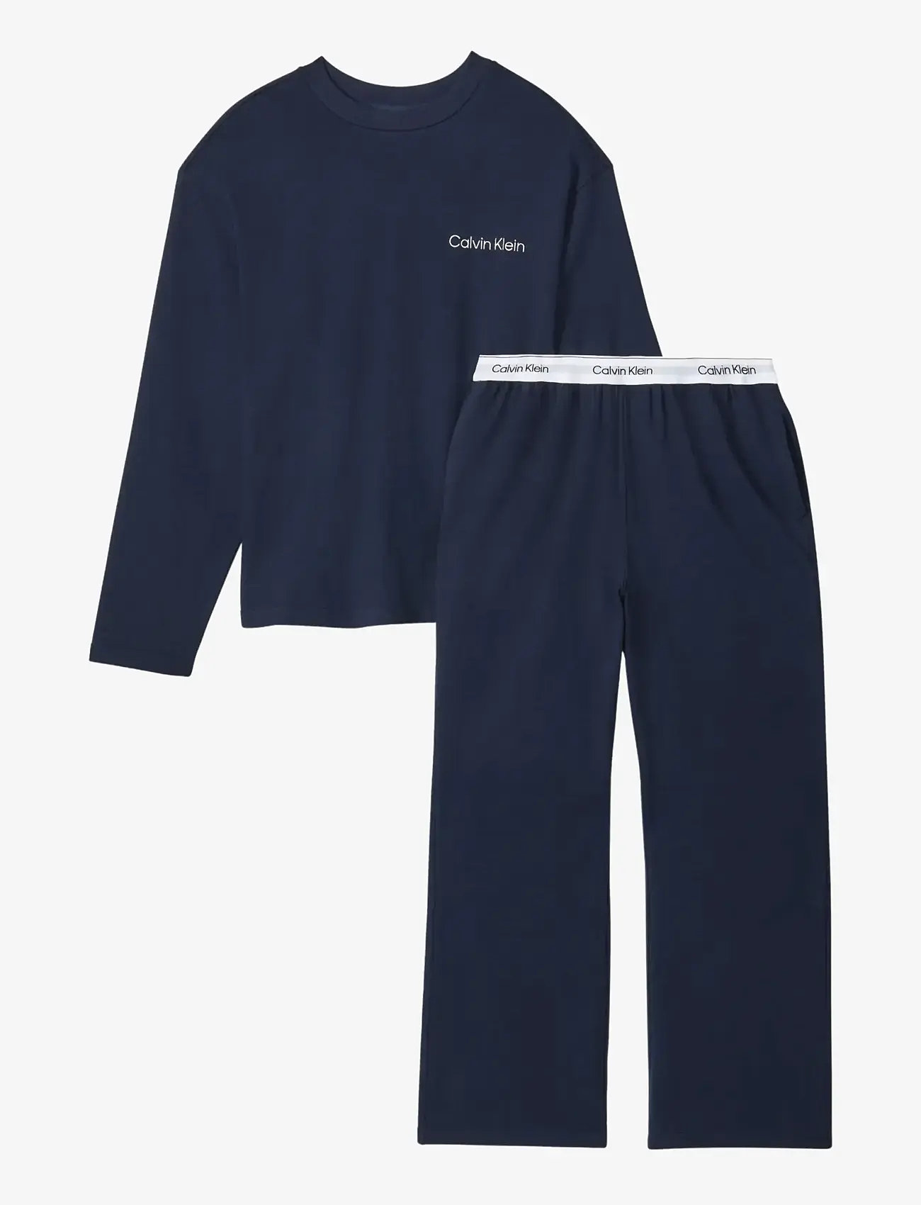 Calvin Klein - LS TEE PANT SET - pyjamasset - shoreline - 1