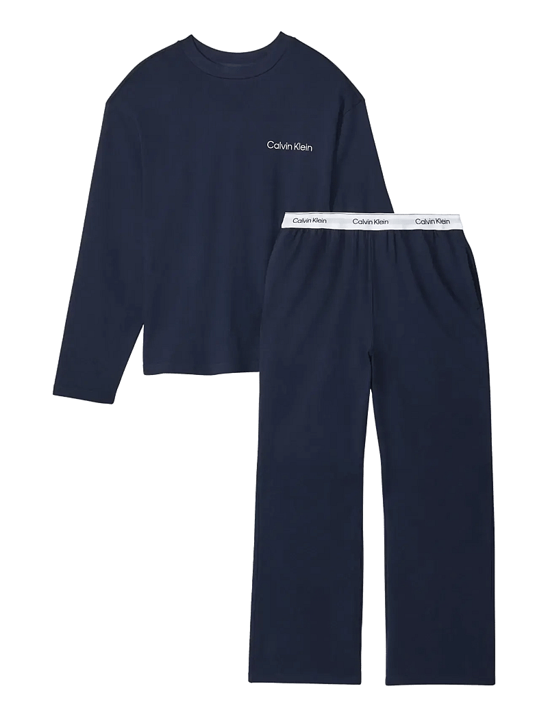 Calvin Klein - LS TEE PANT SET - pyjamasset - shoreline - 1