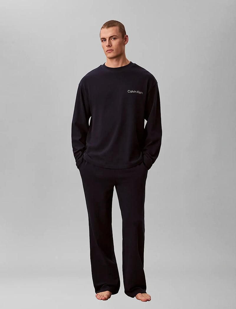 Calvin Klein - LS TEE PANT SET - pyjamasset - shoreline - 0