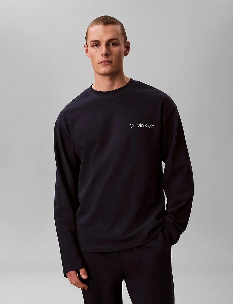 Calvin Klein - LS TEE PANT SET - pyjamasset - shoreline - 2