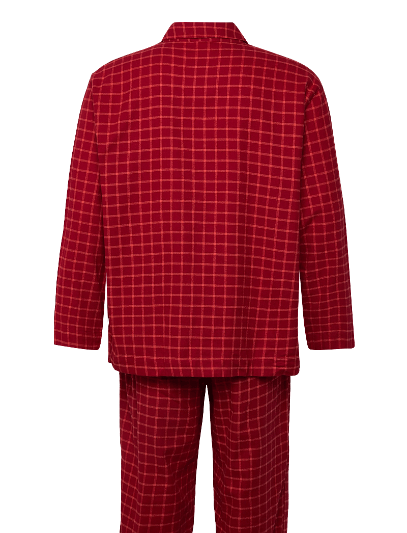 Calvin Klein - LS BUTTON DOWN PANT SET - náttfatasett - 19600 giga club check+juneberry/ver - 1