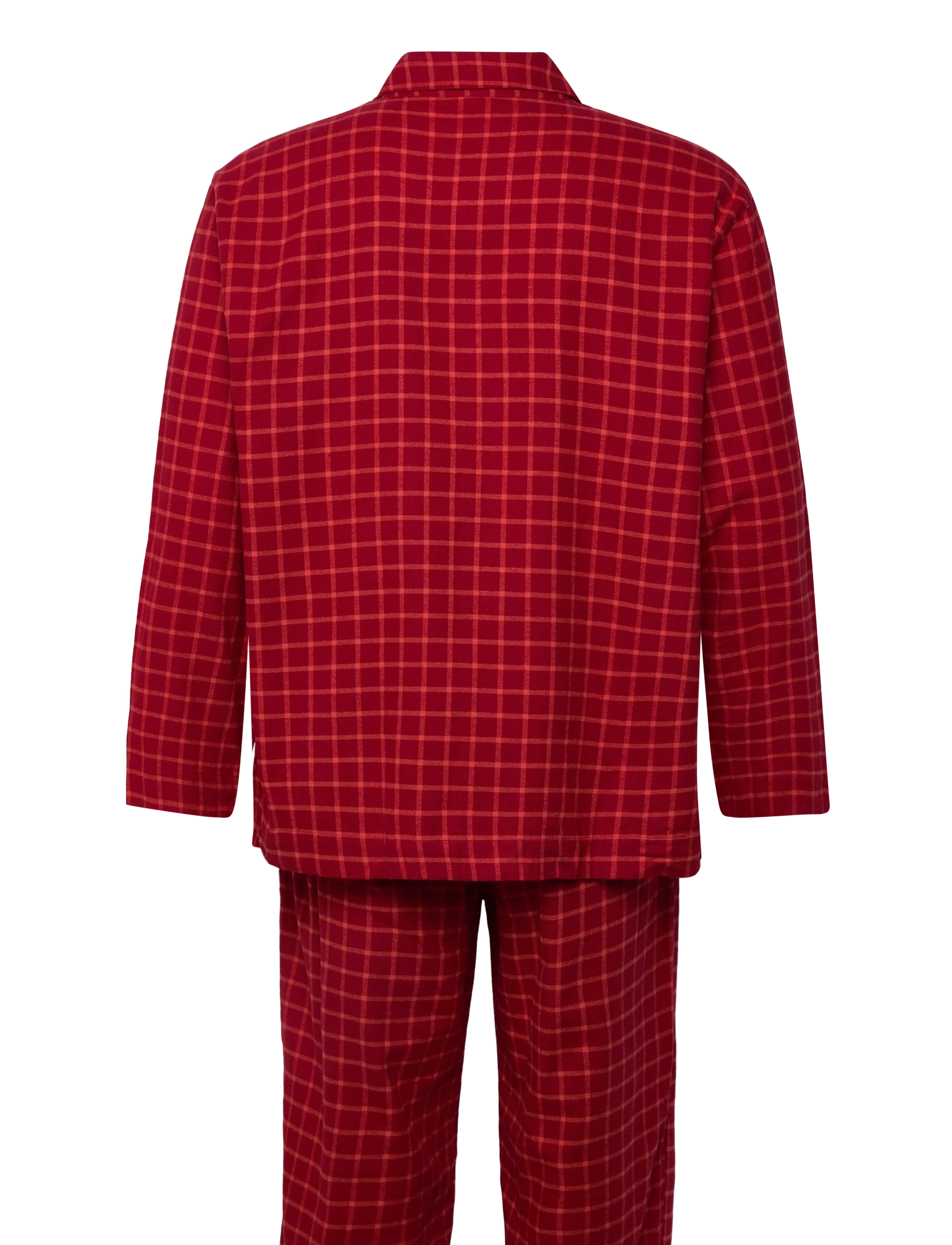 Calvin Klein - LS BUTTON DOWN PANT SET - pidžamu komplekts - 19600 giga club check+juneberry/ver - 1