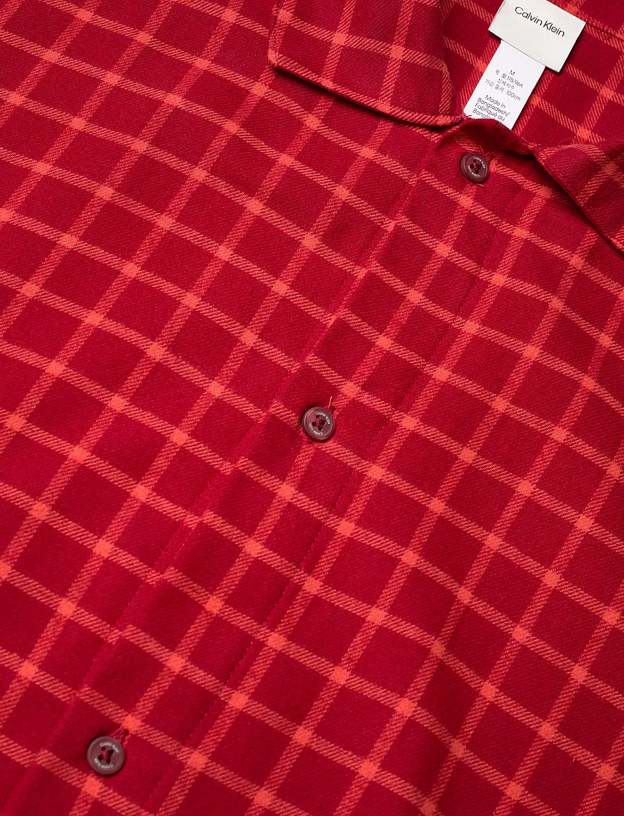 Calvin Klein - LS BUTTON DOWN PANT SET - pidžaamakomplektid - 19600 giga club check+juneberry/ver - 4