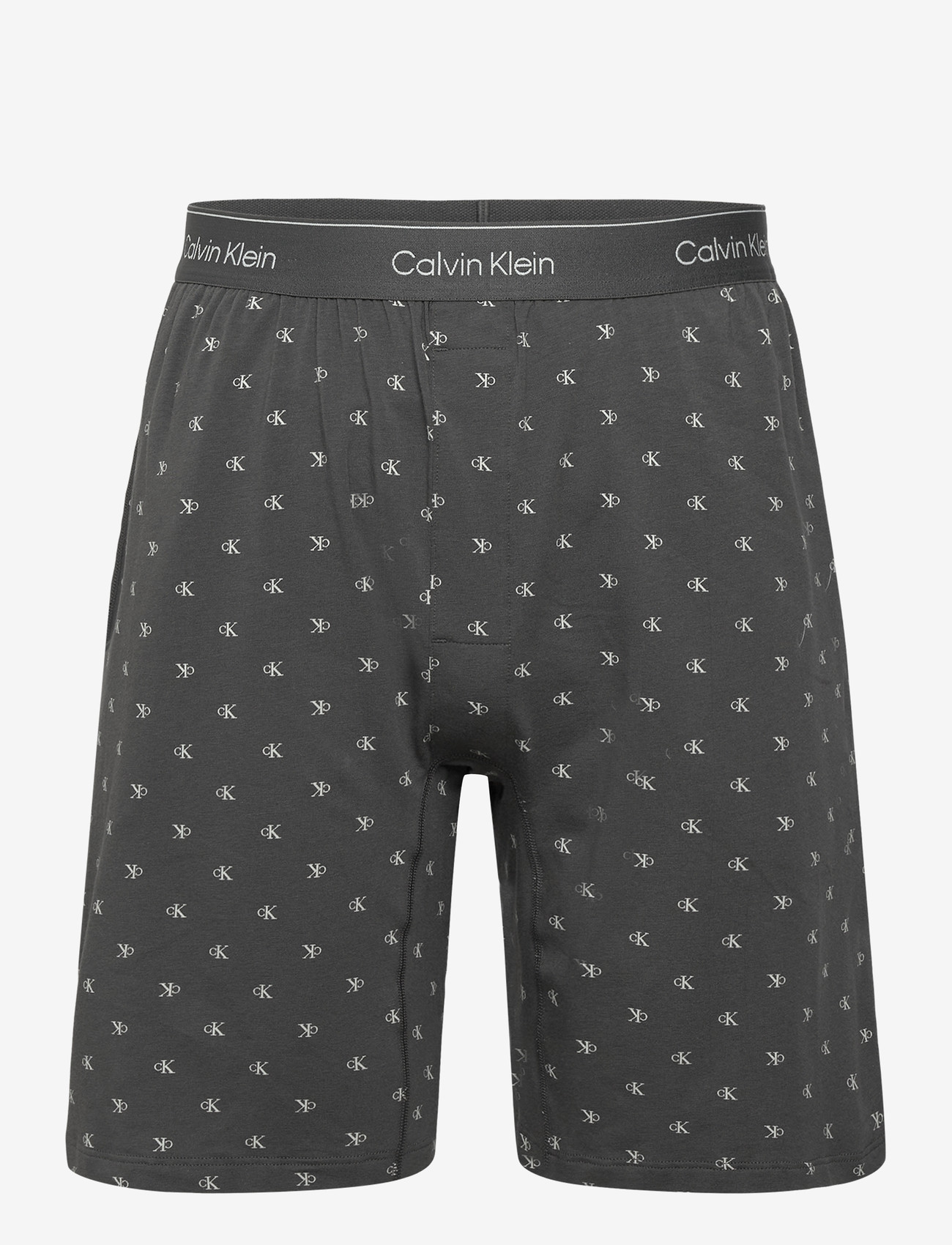 Calvin Klein - SS TEE AND SHORT SET - pyjamasset - classic white top w/ diamond logo+f - 2