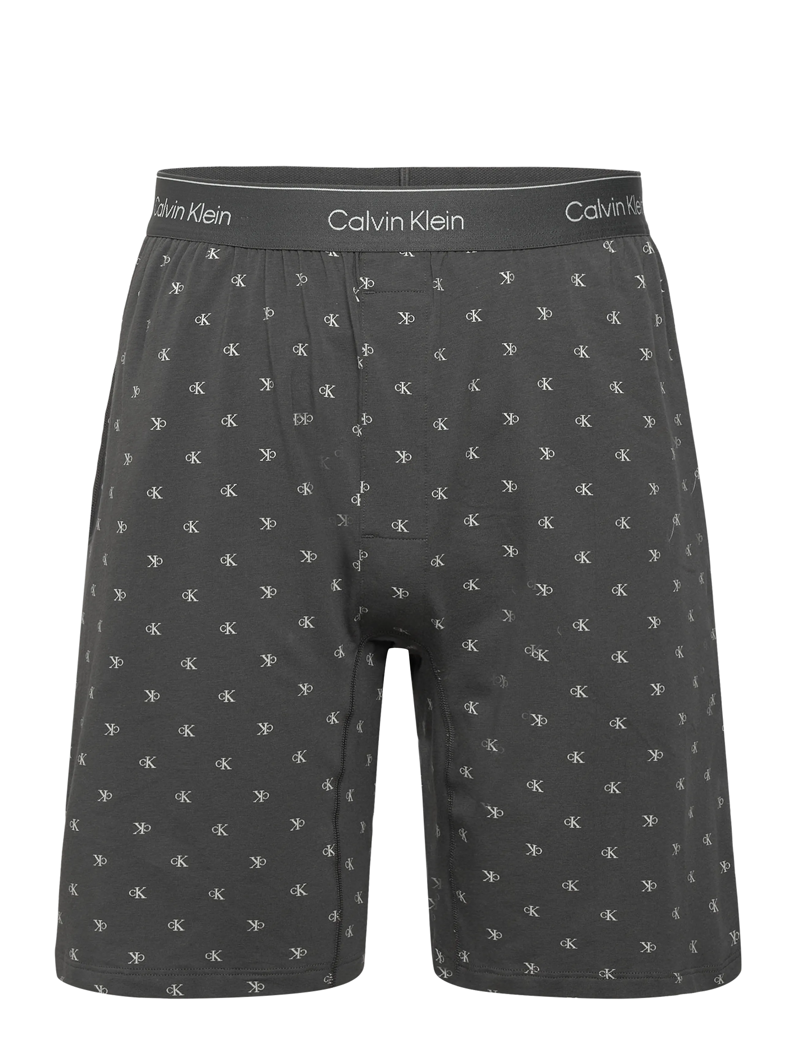 Calvin Klein - SS TEE AND SHORT SET - pyjamasset - classic white top w/ diamond logo+f - 2