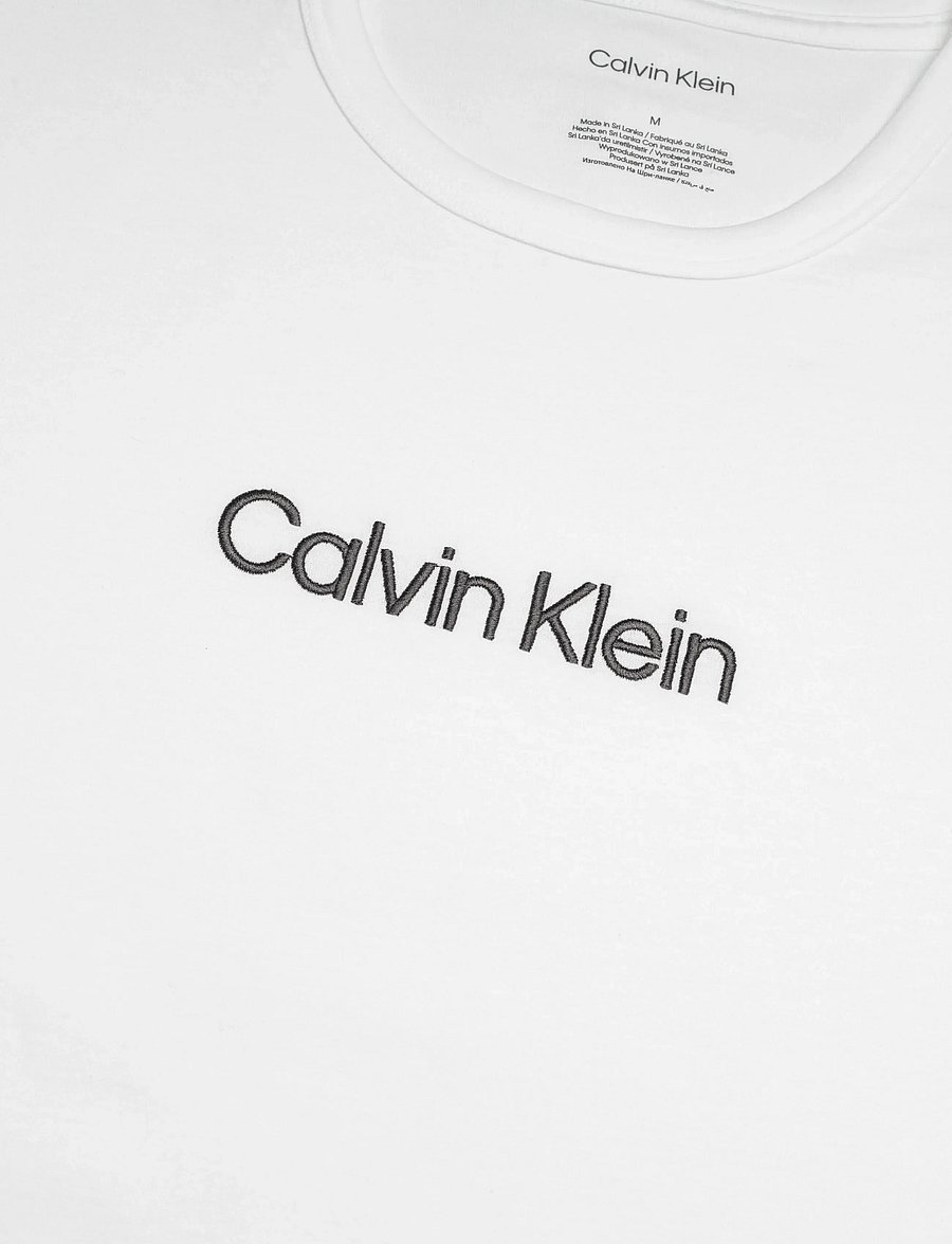 Calvin Klein - SS TEE AND SHORT SET - pidžaamakomplektid - classic white top w/ diamond logo+f - 4