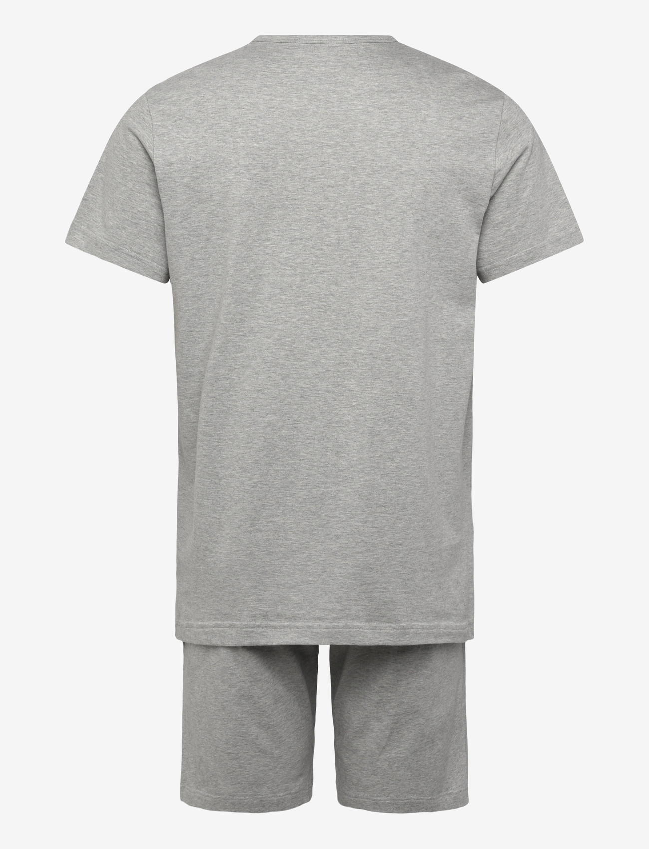 Calvin Klein - SS TEE AND SHORT SET - pyjama sets - b10 grey heather - 1