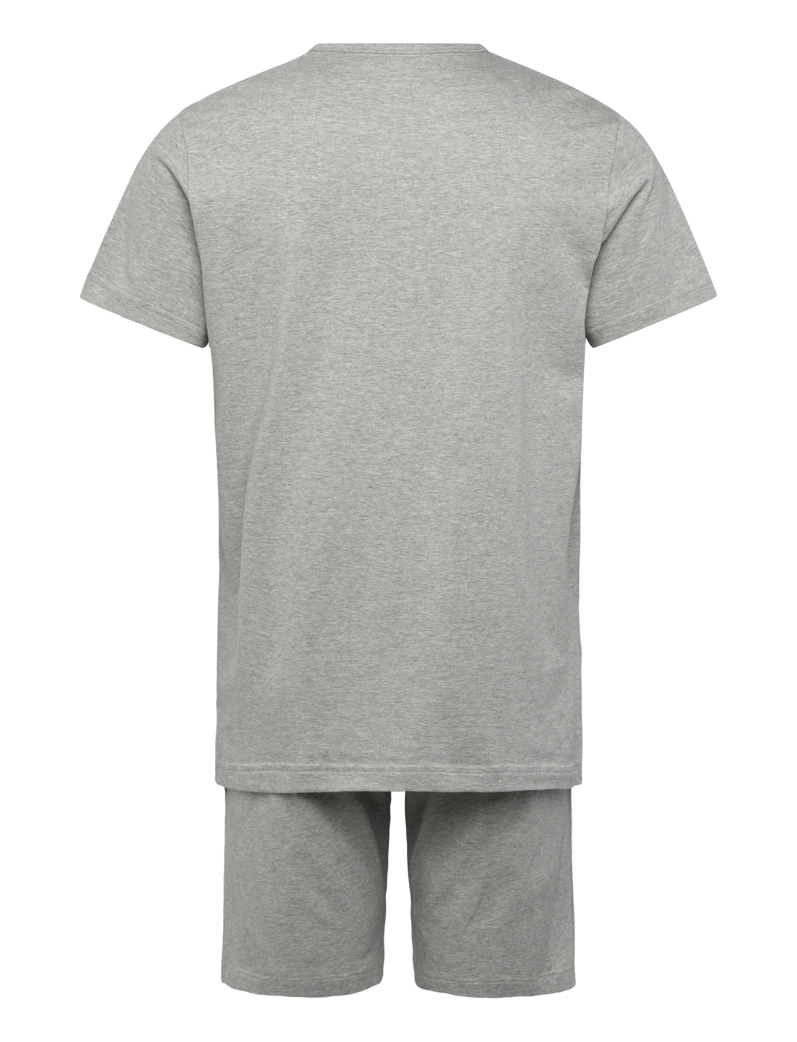 Calvin Klein - SS TEE AND SHORT SET - zestaw piżamowy - b10 grey heather - 1