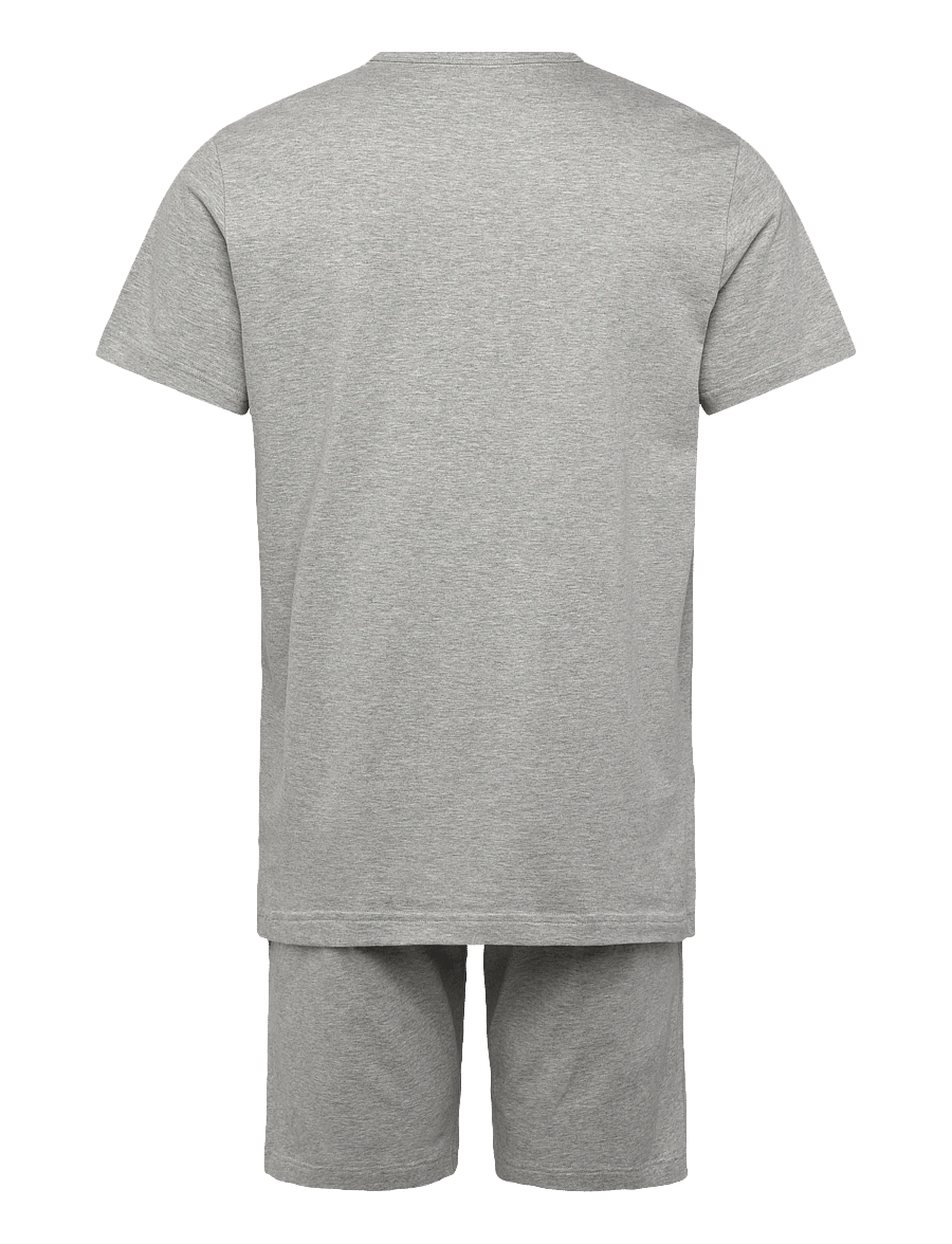 Calvin Klein - SS TEE AND SHORT SET - pyjamasset - b10 grey heather - 1