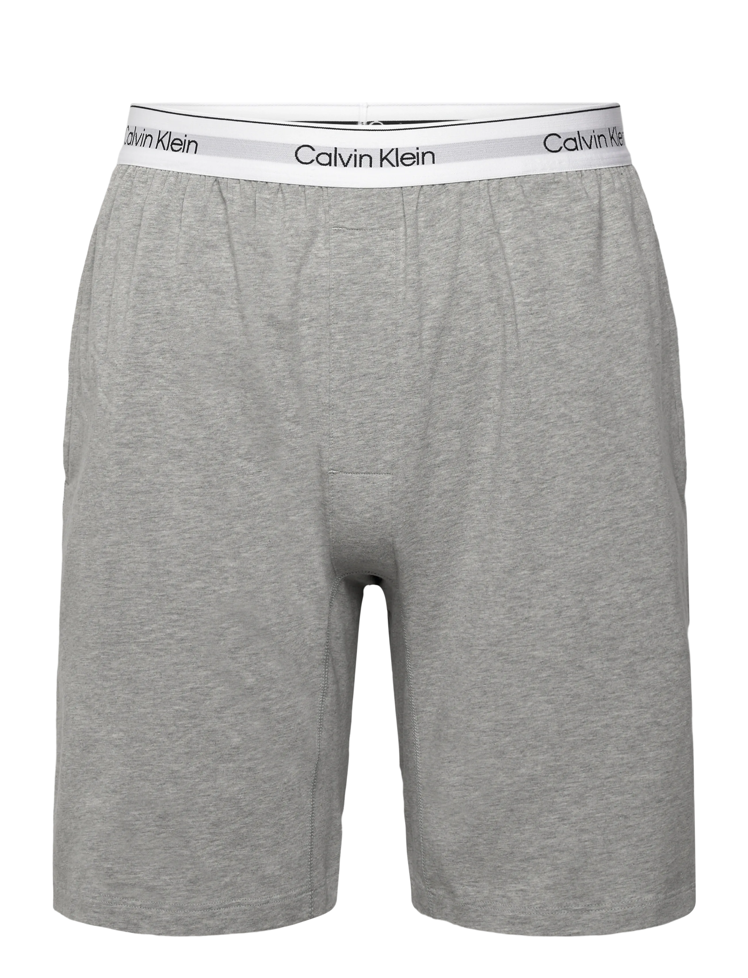 Calvin Klein - SS TEE AND SHORT SET - zestaw piżamowy - b10 grey heather - 2