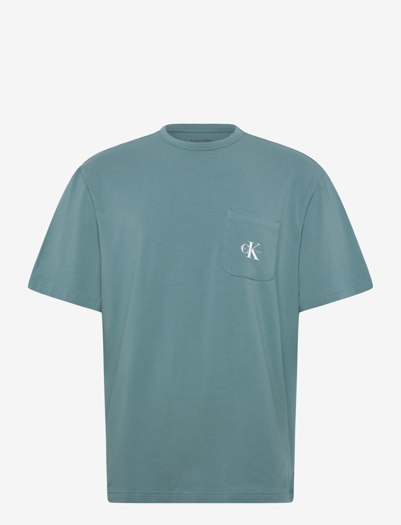 Calvin Klein - MONOGRAM S/S CREW NECK - pižamos marškiniai - arctic - 1